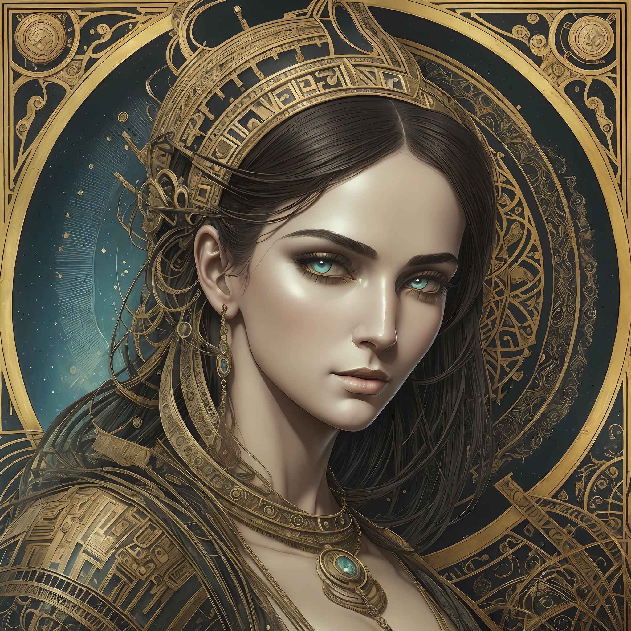 Portrait of beautiful female industrial 1900s gangster, perfect detailed face, detailed symmetric circular iris, realistic, stunning realistic photograph italian mafia character, 3d render, octane render, intricately detailed, cinematic, trending on artstation, Isometric, Centered hipereallistic cover photo, awesome full color, hand drawn, dark, gritty, mucha, klimt, erte 12k, hight definition, cinematic, neoprene, behance contest winner, portrait featured on unsplash, stylized digital art, smooth, ultra high definition, 8k, unreal engine 5, ultra sharp focus, intricate artwork masterpiece, ominous, epic, TanvirTamim, trending on artstation, by artgerm, h. r. giger and beksinski, highly detailed, vibrant --auto --s2