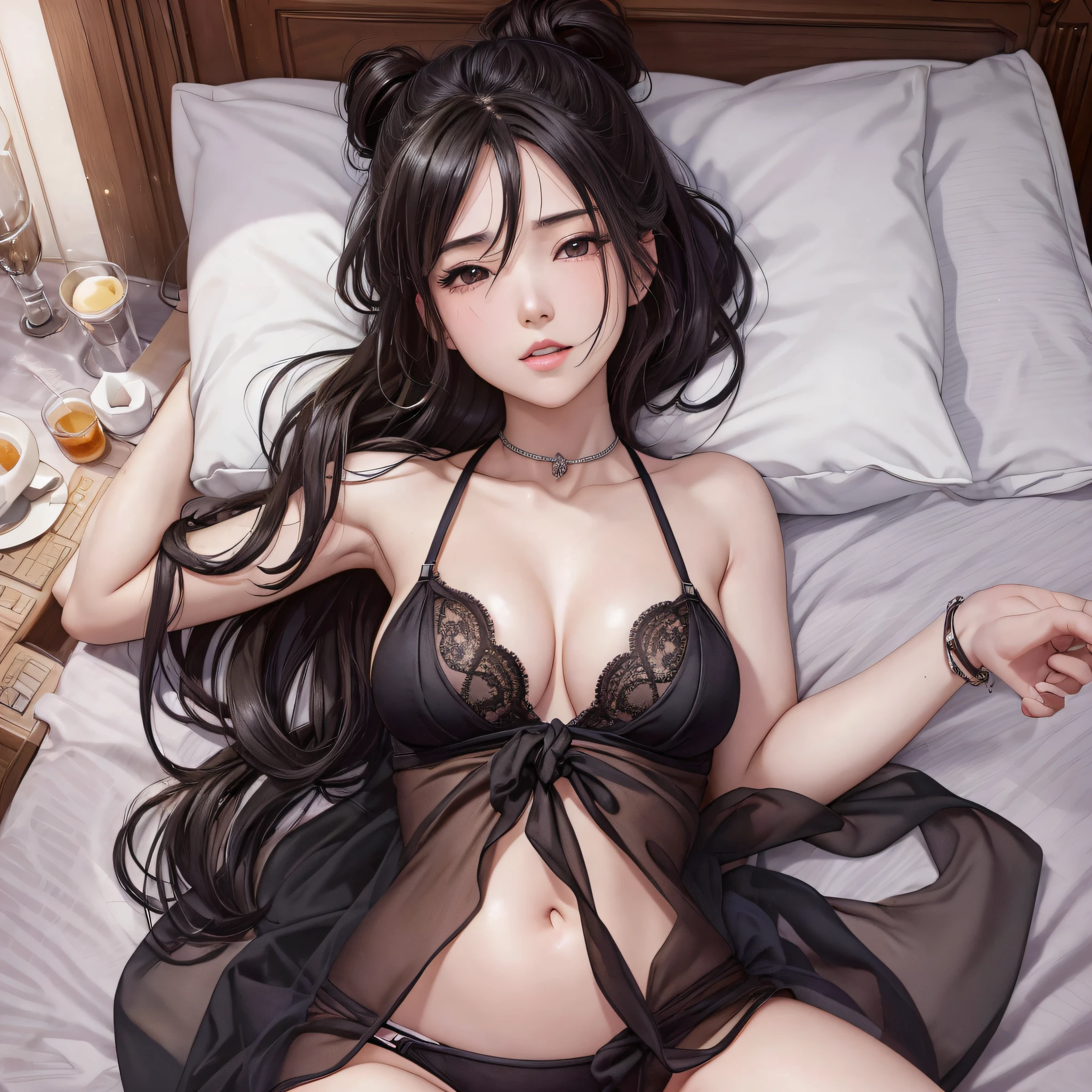 My dear beautiful Rino Soft sleeveless looks good black hair tied back and nape is lovely, waist rich white lace underwear looks goodRino I love Rino soul, voice, skin, Kaoru, I want everything I love you I love you on a luxury hotel bed, exposing your skin and taking off your clothes and tiedNaked is shining on the light and sighing beautiful Rino lies down on the bed I love and thrusts my hips into Rino's womb like a waterfall Her egg and my child make a promise of love that unites and become a joyful couple and connect with the world, Rino, my Rino, give birth to my child who will not give it to anyone For three days I pushed down on the rocking double bed and kissed it, sucked it, thrust my hips in again and again, Rino whose voice echoes in the room that is fiercely tied together 30 times from morning to night, sharing a pillow that sends the child into Rino's womb like a turbid current, Rino becomes all mine, bears a child, and becomes my beautiful princess than the empress. --auto --s2