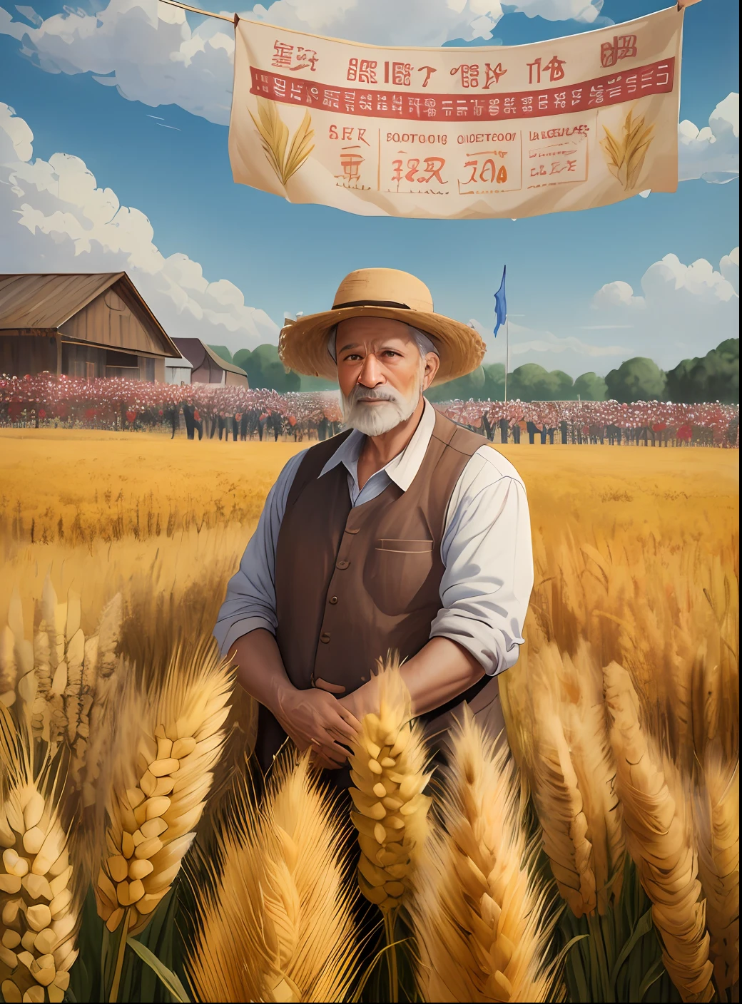 Samuel owned a small plot of land where he grew various crops to support his humble family