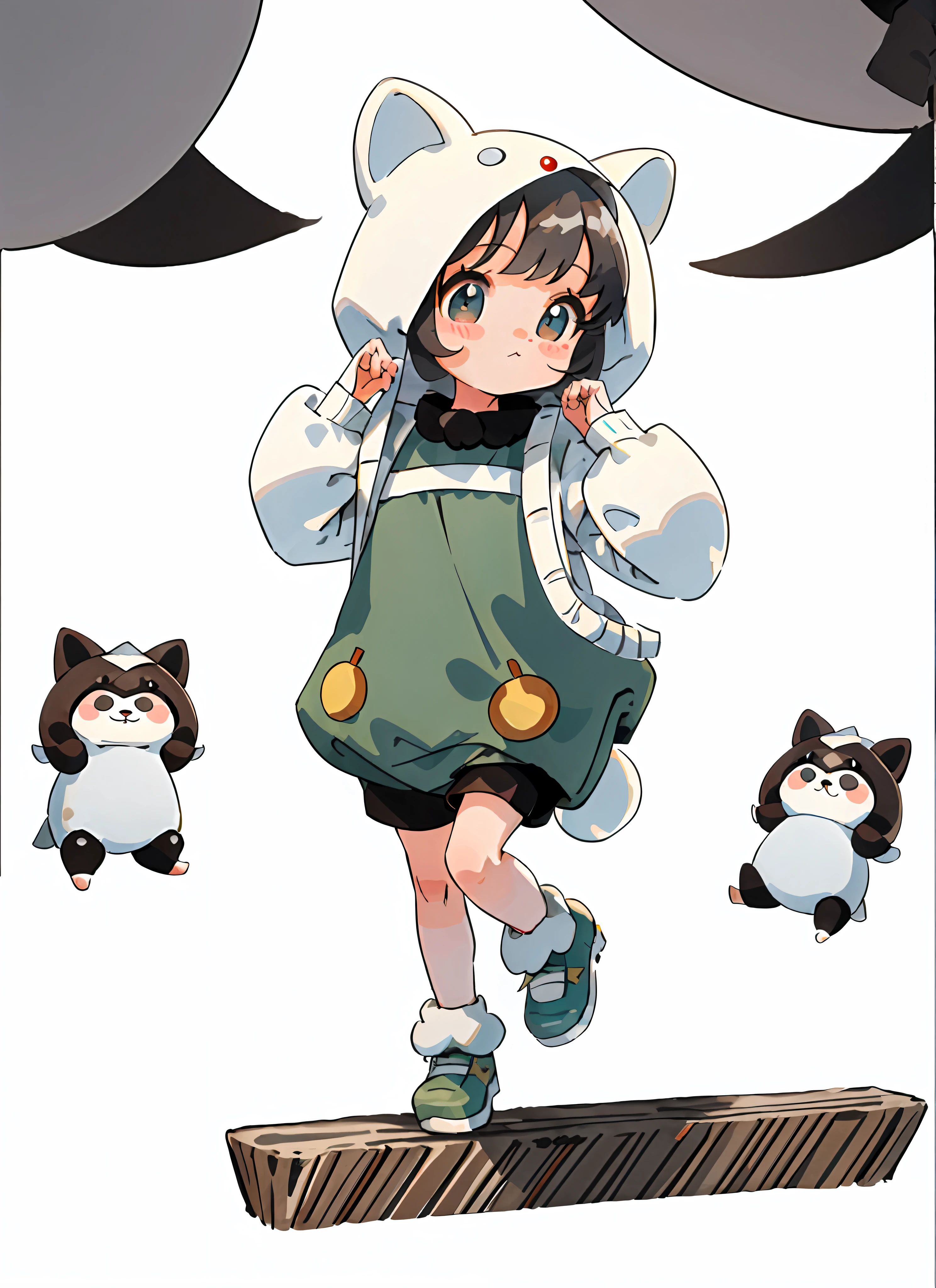 kigurumi\animal costume, (masterpiece),(best quality),(ultra-detailed), (full body:1.2),simple background,white background
1girl,chibi,cute,