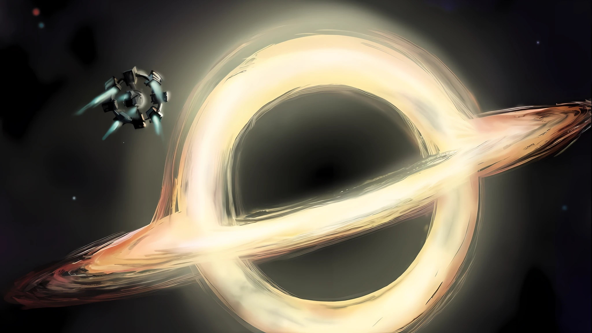 best quality, masterpiece, universe, star, galaxy, nebula, black hole