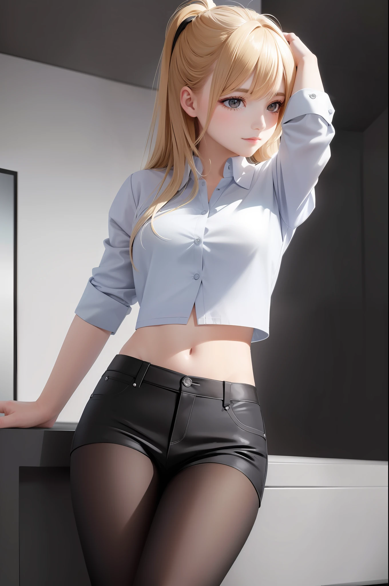 (Best Quality, Masterpiece: 1.1), (Realisticity: 1.4), 1girl, Cowboy Shot, Sexy Pose