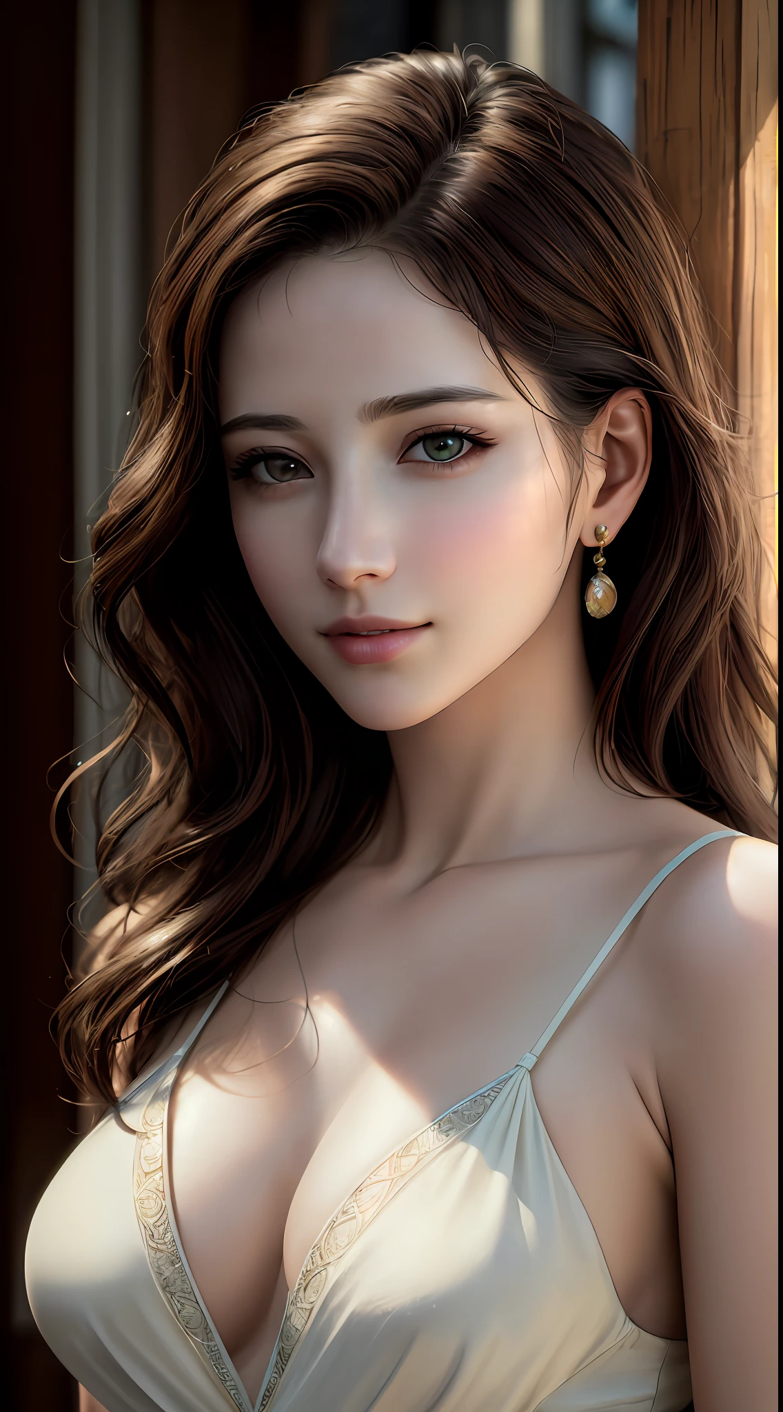 ((Best quality, 8k, Masterpiece :1.3)), Beautiful face, (photo realistic:1.4), soft lighting, (high detailed skin:1.3), 8k uhd, dslr, high quality, high resolution, 4k, 8k, absurdres, best ratio four finger and one thumb, (realistic:1.4), ((realistic medium breasts :1.3)), Highly detailed face and skin texture, Detailed eyes, Double eyelid, full body view, 1girl,