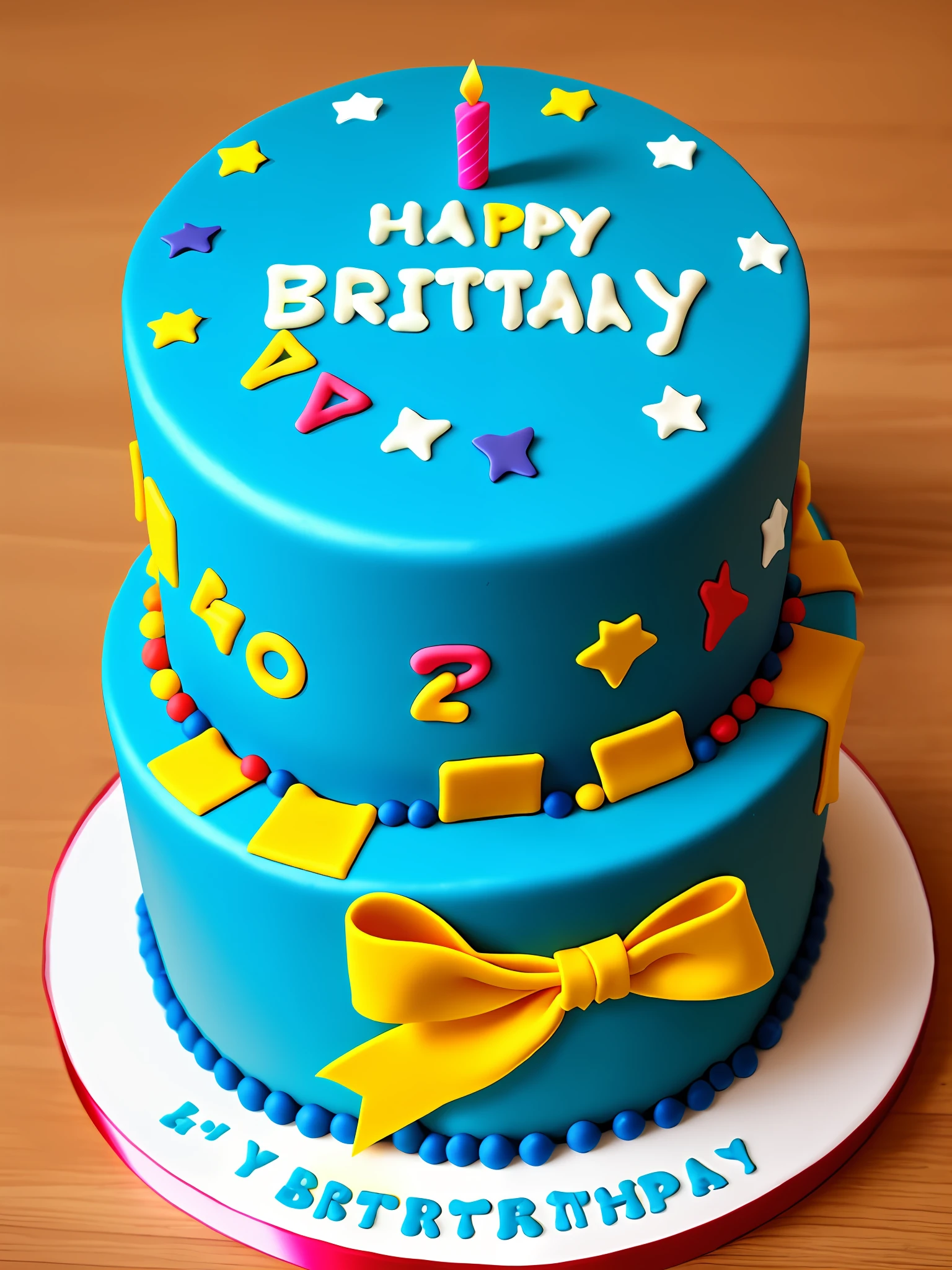 Generate a birthday cake