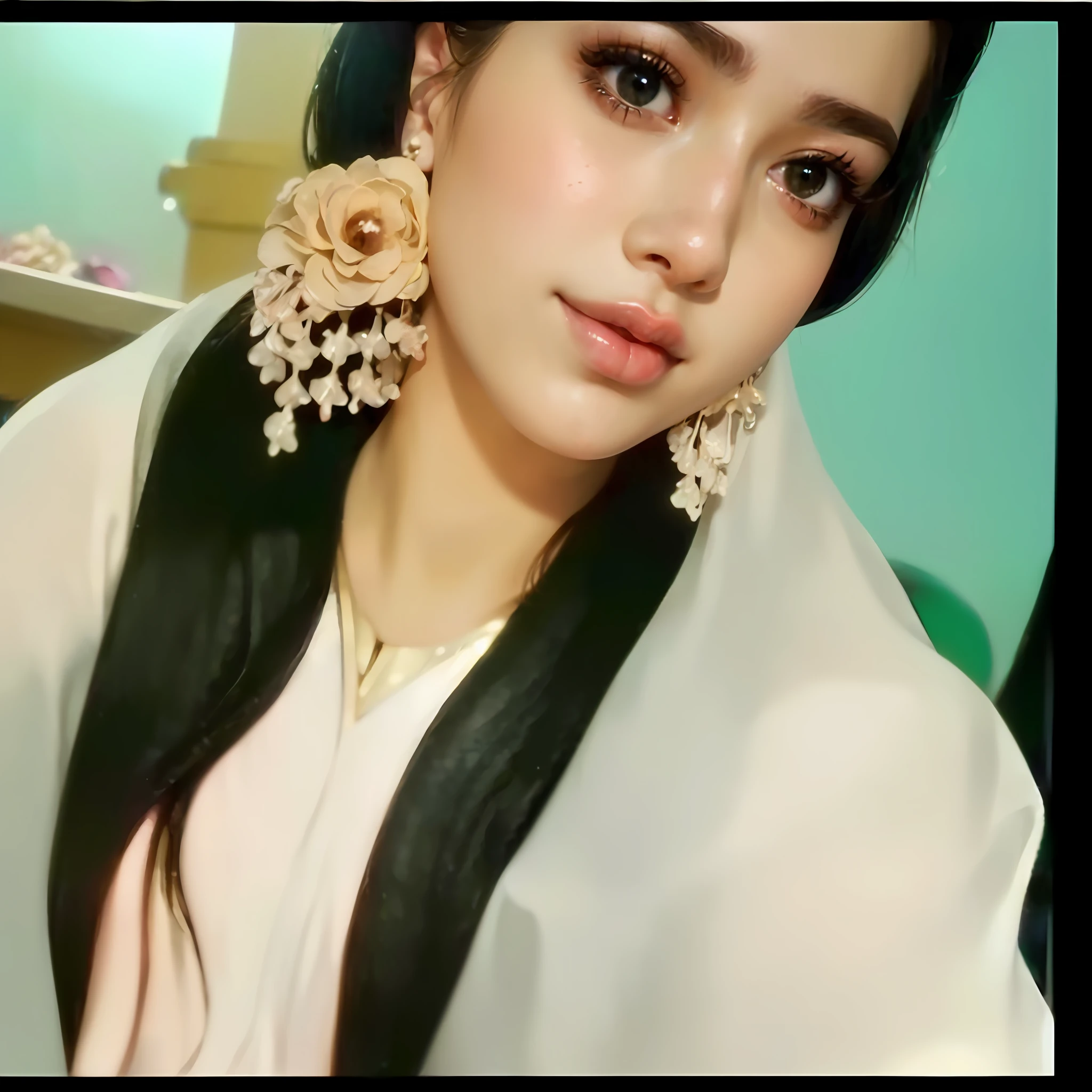(8k, RAW photo, photorealistic:1.25) ,( lipgloss, eyelashes, gloss-face, glossy skin, best quality, ultra highres, depth of field, chromatic aberration, caustics, Broad lighting, natural shading, goddess-like happiness, Include full body and cover with clothes.