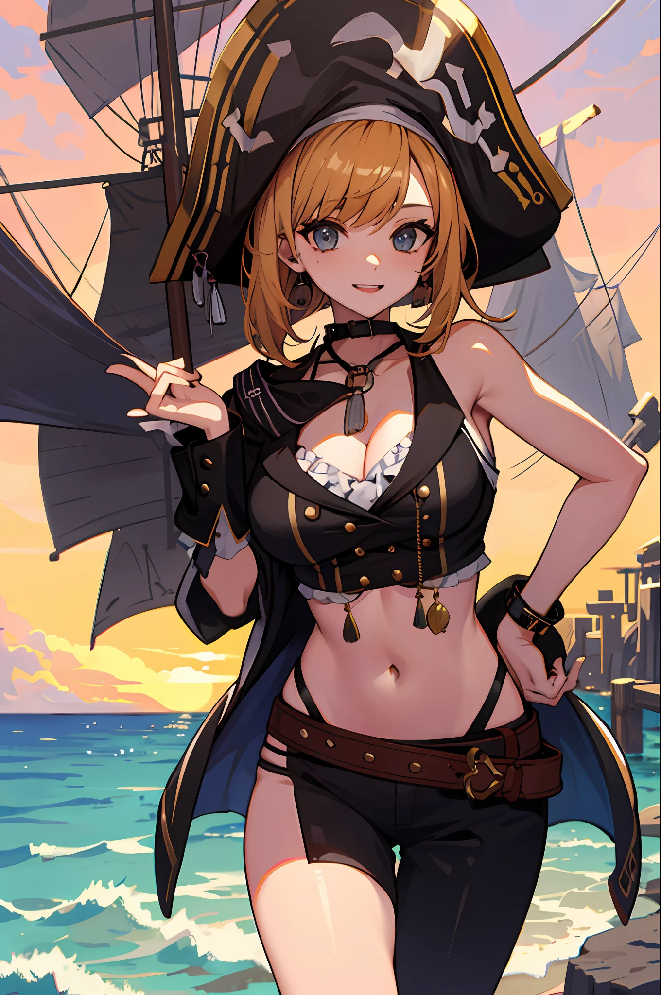 1 Girl, Pirate, SEX, Ocean