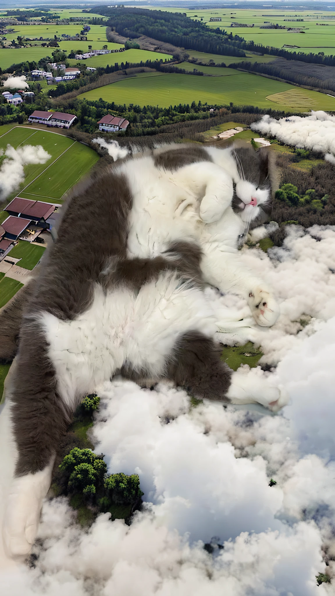 (zh-CN) Overlooking the meadow, the sky is blue, and the white clouds are floating. The ground is covered with fine green grass, and the breeze blows and the grass trembles, presenting a beautiful and leisurely scene.