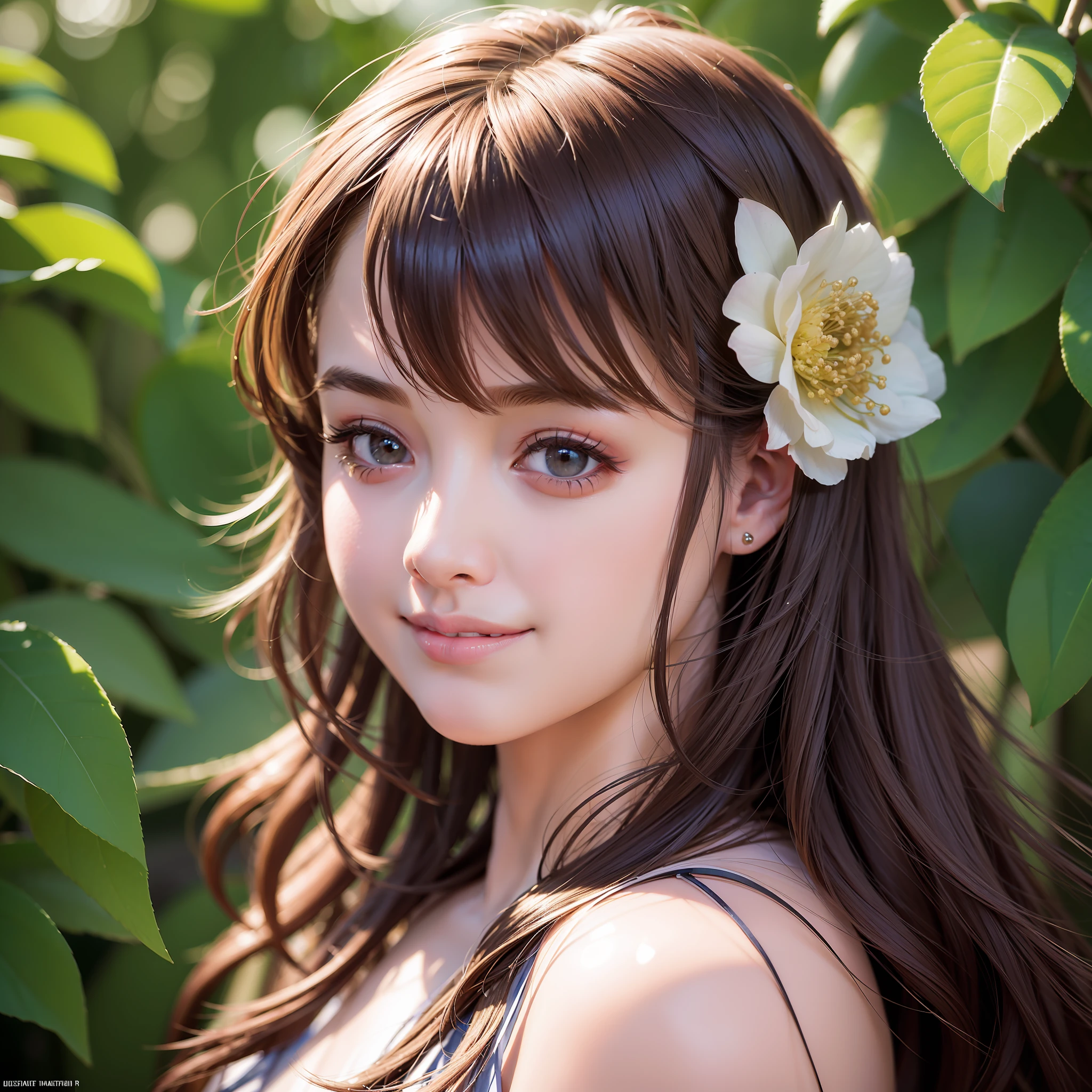 (masterpiece), realistic, (girl portrait), beautiful face, cute young girl with smile, 20s, 8K post-production, high resolution, super detail, trending in ArtStation, sharp focus, studio photography, intricate detail, highly detailed, pure form, 8K resolution,