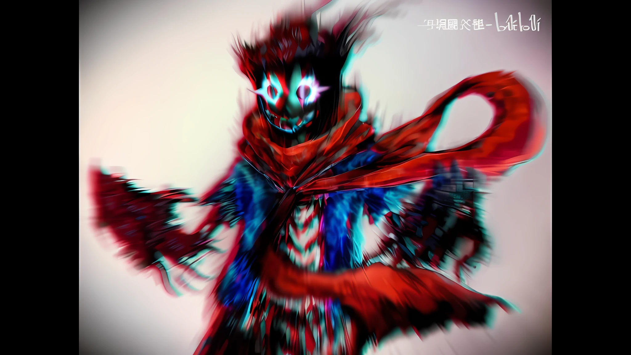 Black hair, glowing eyes, black mist, loli, cute, black flame, black tentacles