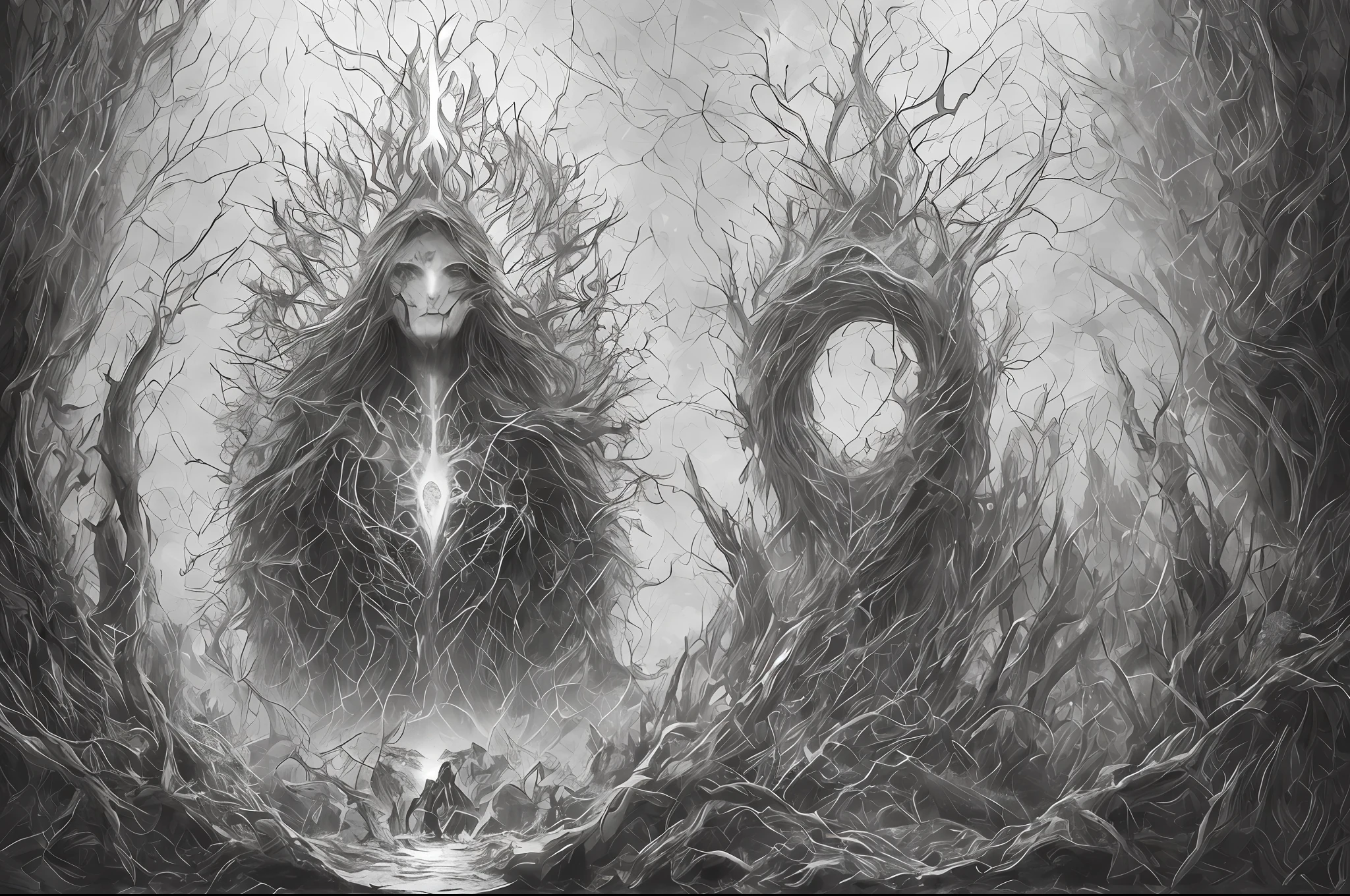 Baptized in vitrolic acid
A finishing touch, a smoothing of features
Realization of the greatest art
To launch a portal
Demons, once backslidden, became divine in a portal
Stripped of congenital flaws
We are incandescent revelations in a world of darkened forms