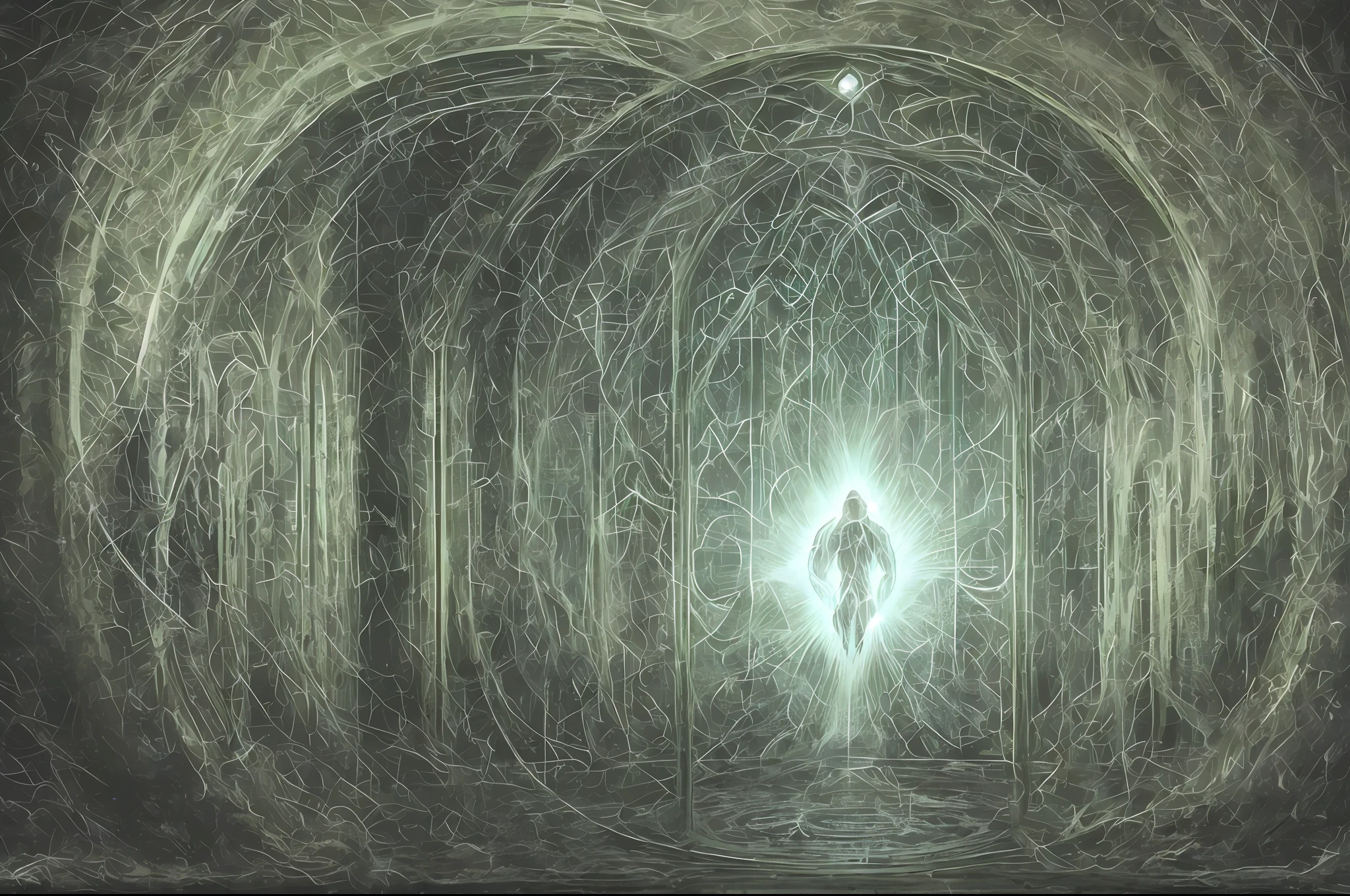 Baptized in vitrolic acid
A finishing touch, a smoothing of features
Realization of the greatest art
To launch a portal
Demons, once backslidden, became divine in a portal
Stripped of congenital flaws
We are incandescent revelations in a world of darkened forms explained portal manuscript