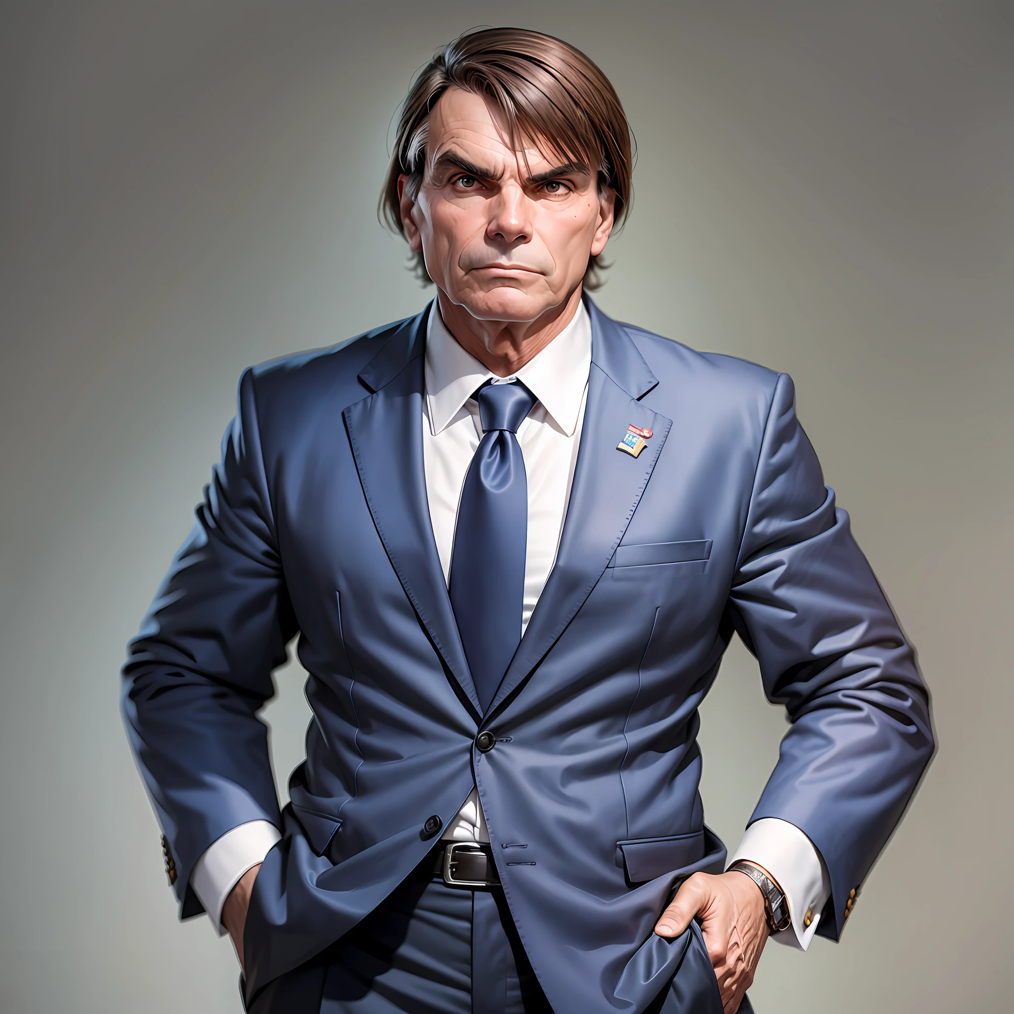 President Bolsonaro, wearing a suit --auto --s2