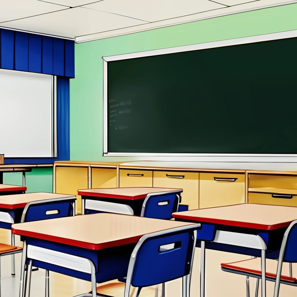 Please draw a picture of the classroom teaching.
