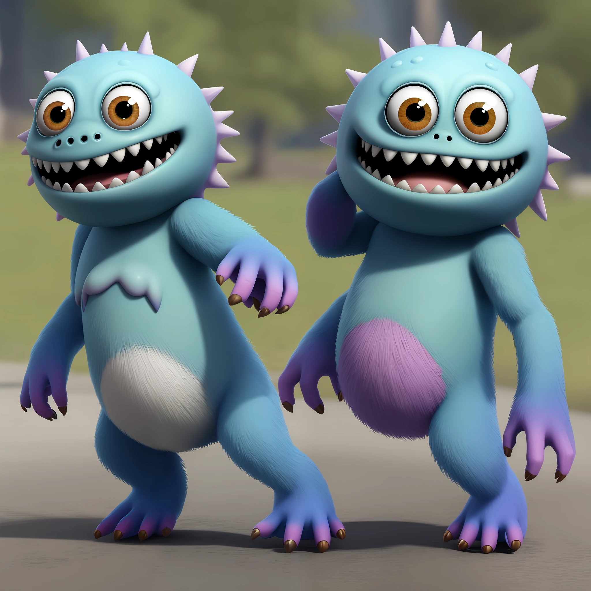 A cute monster design, ultra-realistic , event date 520