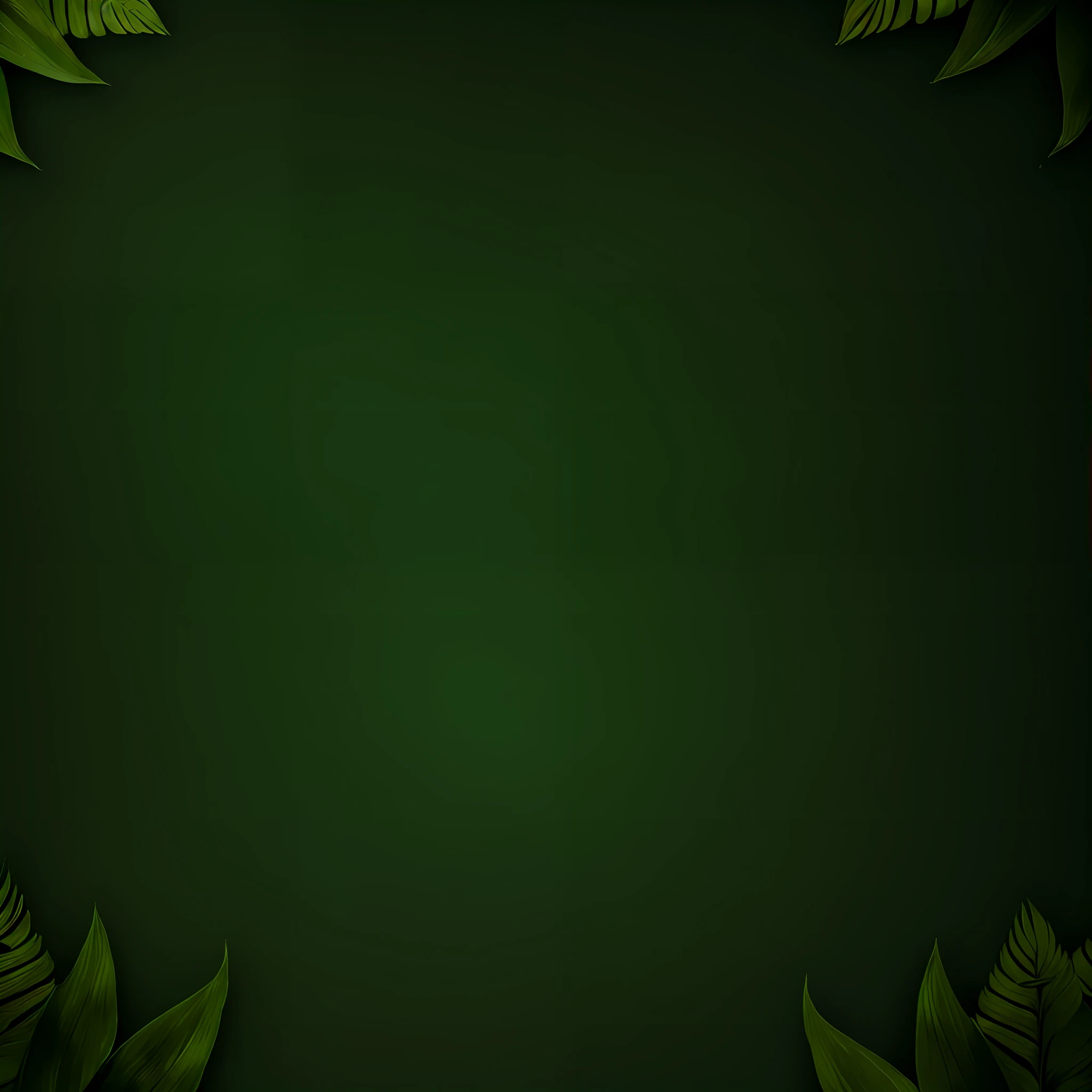 a close up of a green leaf frame with a black background, background ( dark _ smokiness ), jungle background, simple background, background(solid), forest background, rainforest background, dark green leaves, background lush vegetation, background jungle, stop frame animation, green jungle background, very dark background, background dark, nature background, random background scene, night forest background
