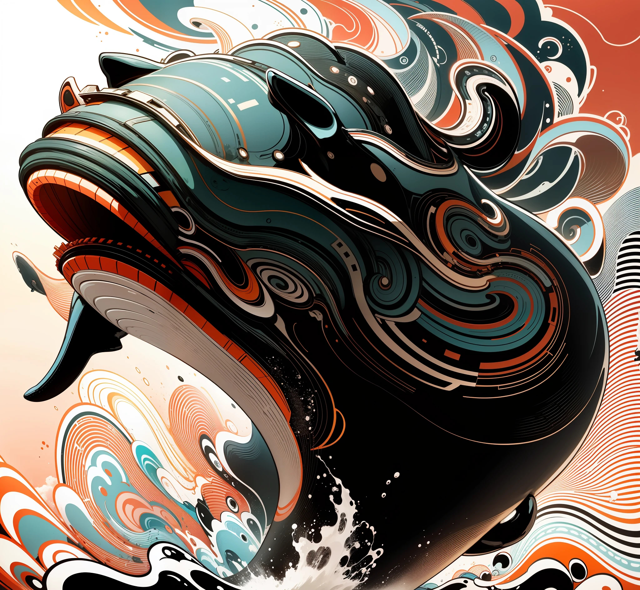 Bouncing whale, with margins --auto --s2