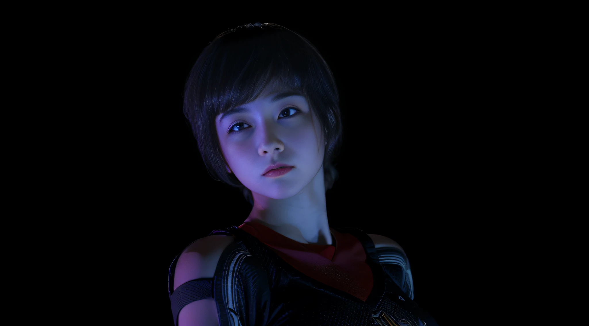 (8k, Best Quality, Masterpiece: 1.2), (Realistic, Photorealistic: 1.37), Super Detailed, Best Quality, Super High Resolution, Professional Lighting, Photon Mapping, Radiosity, Physically Based Rendering, Cinematic Lighting , basketball court, depth of field, focus, sun rays, good composition, (bokeh: 1.2), 1 girl, (whole body), (closed mouth), beautiful eyes, pose, constriction, basketball uniform, black hair , messy hair, long hair blowing in the wind,(ulzzang-6500:1.2) mix4, hiqcgbody