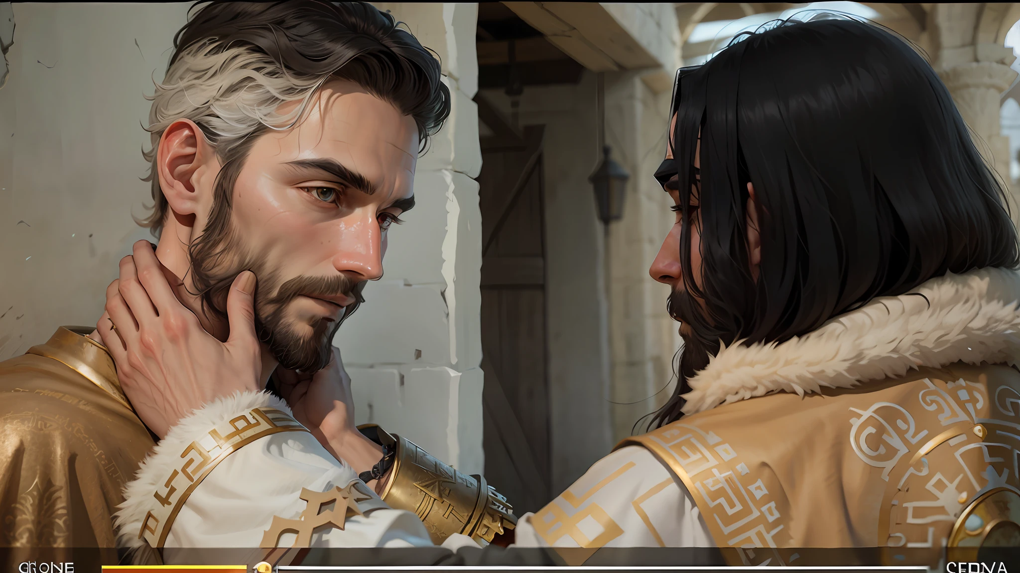 Jesus is a Greek, medieval setting