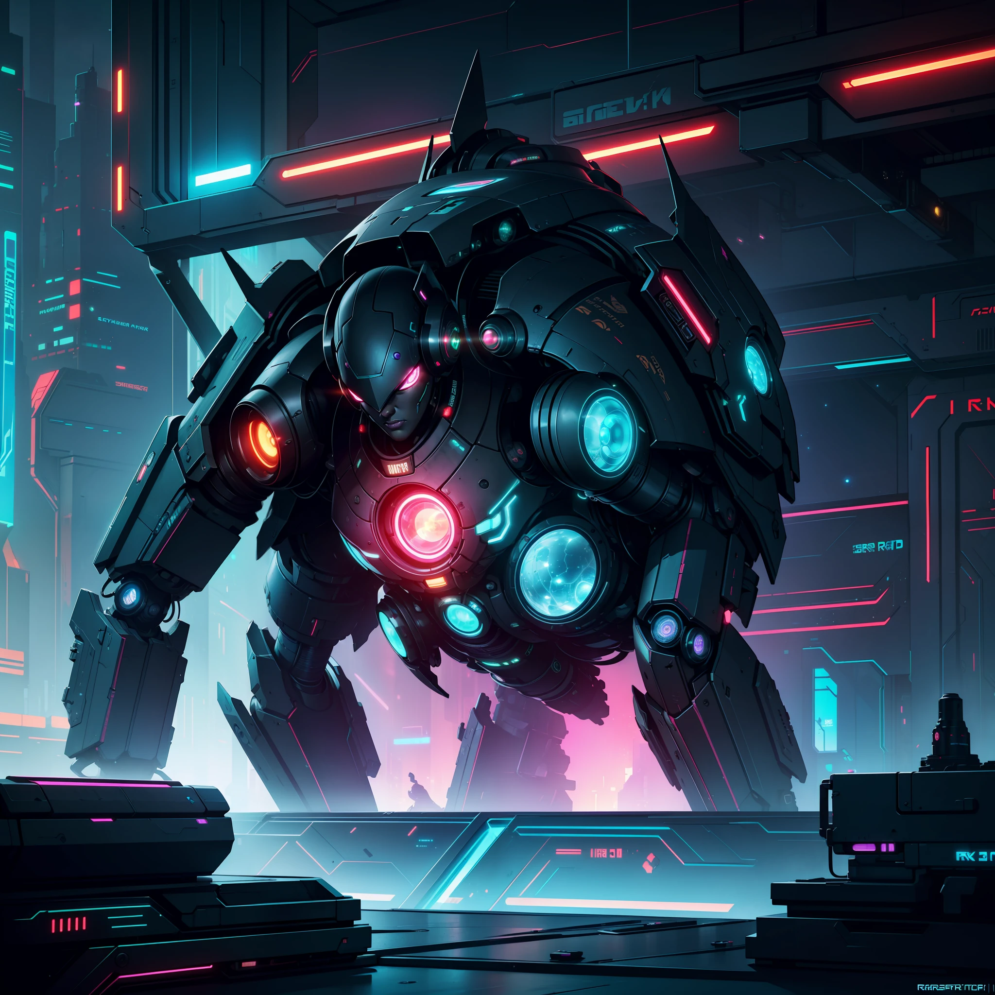 cyberpunk by emb-rrf2:1.0),(highly detailed:1.2),(best quality:1.2),(8k:1.2), sharp focus,(subsurface scattering:1.1),award-winning photography, neon glow, (futuristic spaceport:1.3), (very detailed background:1.2),(sci-fi:1.0), (knollingcase:1.0),(dreamlikeart:1.1), dramatic lighting