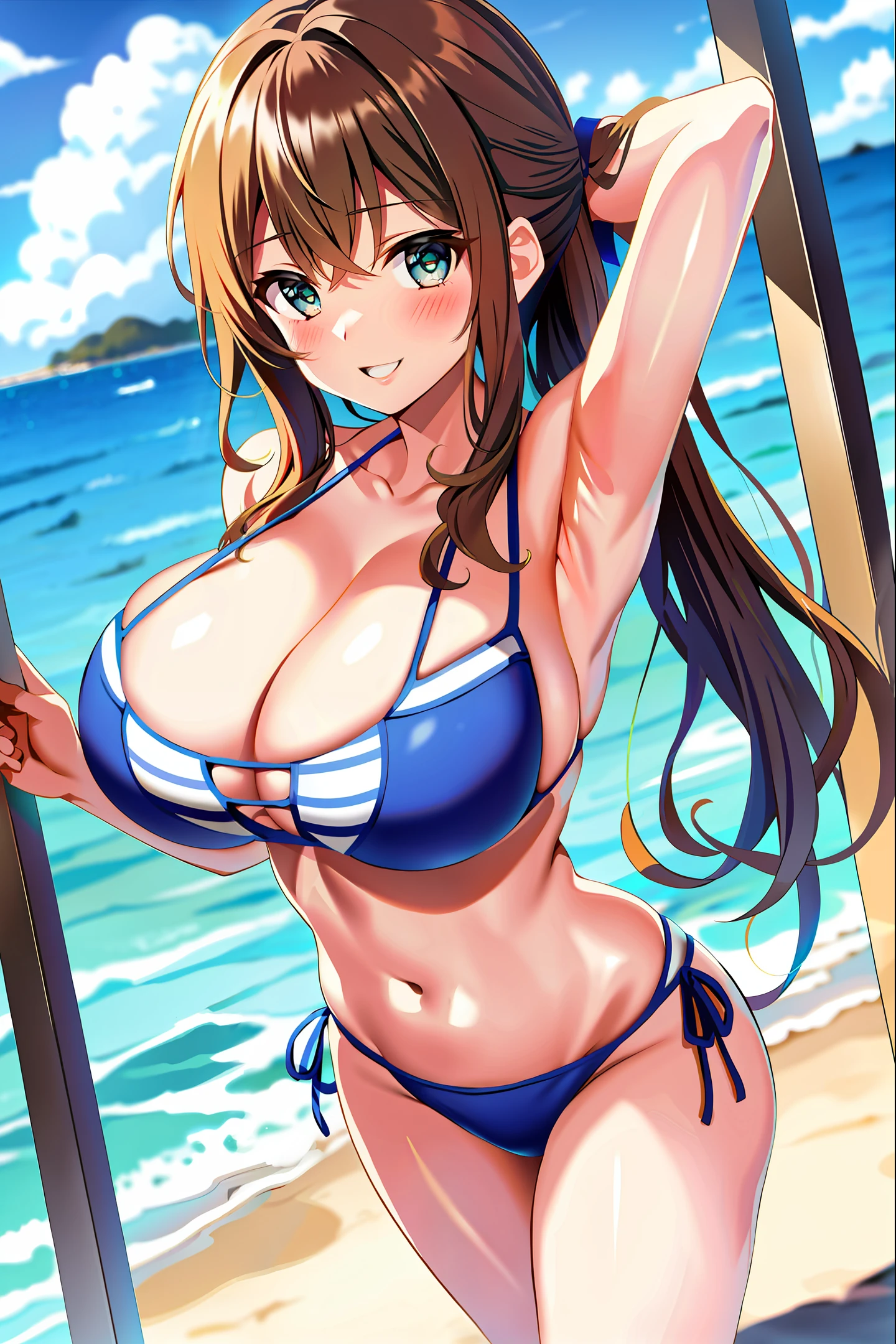 Big breasts bikini
