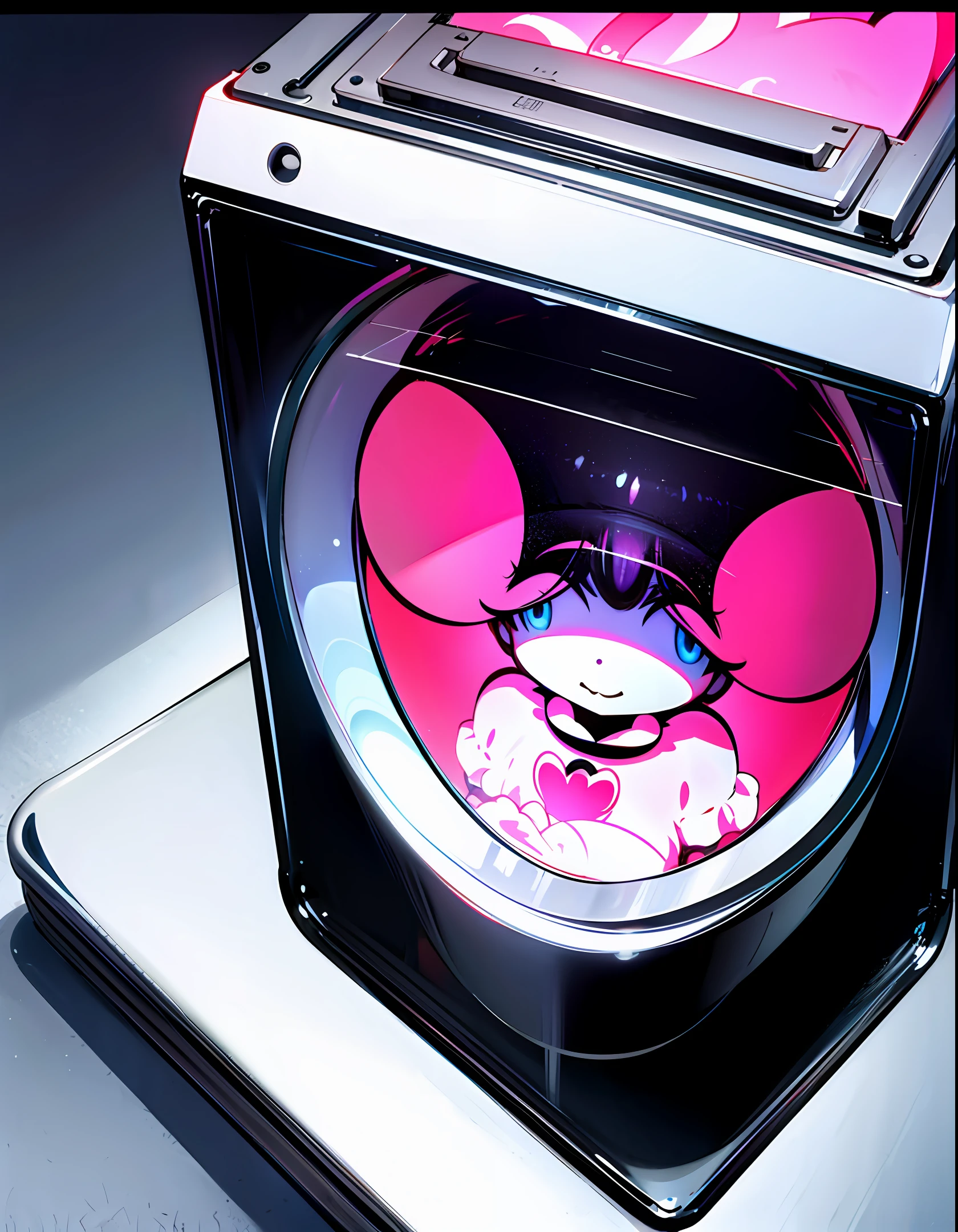 EUV semiconductor etch of Minnie Mouse
