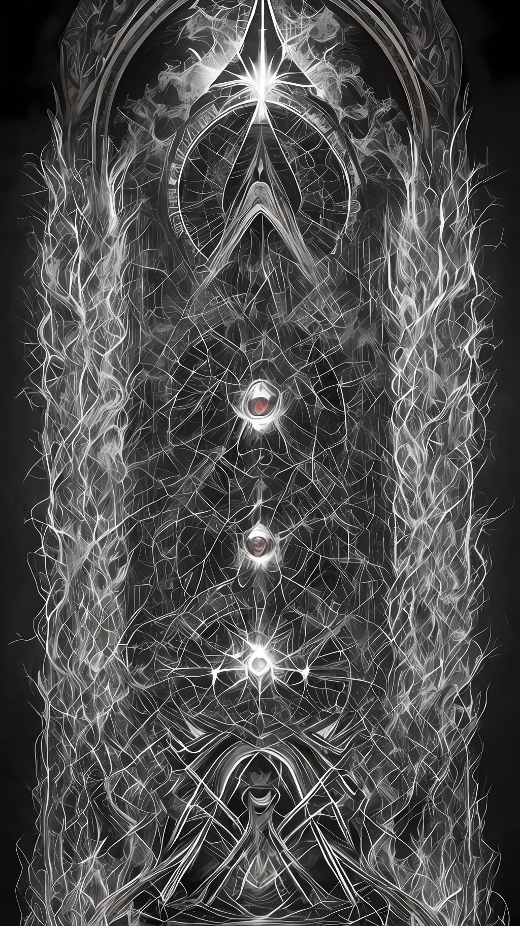 Baptized in vitrolic acid
A finishing touch, a smoothing of features
Realization of the greatest art
To cast a crimson demon, once diverted, they became divine on a throne
Stripped of congenital flaws
We are incandescent revelations in a world of darkened forms