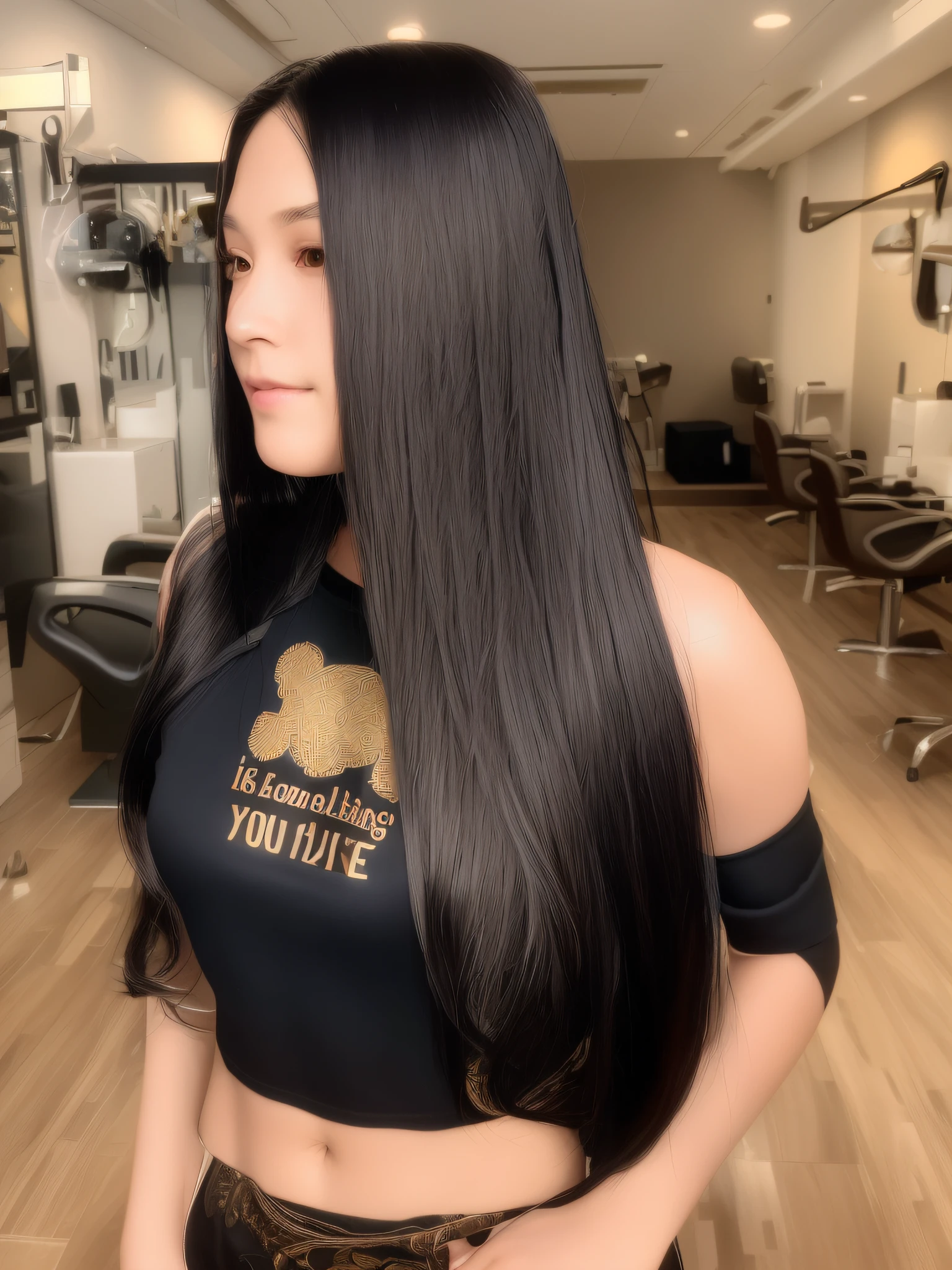 Haircuts for long black straight hair best sale