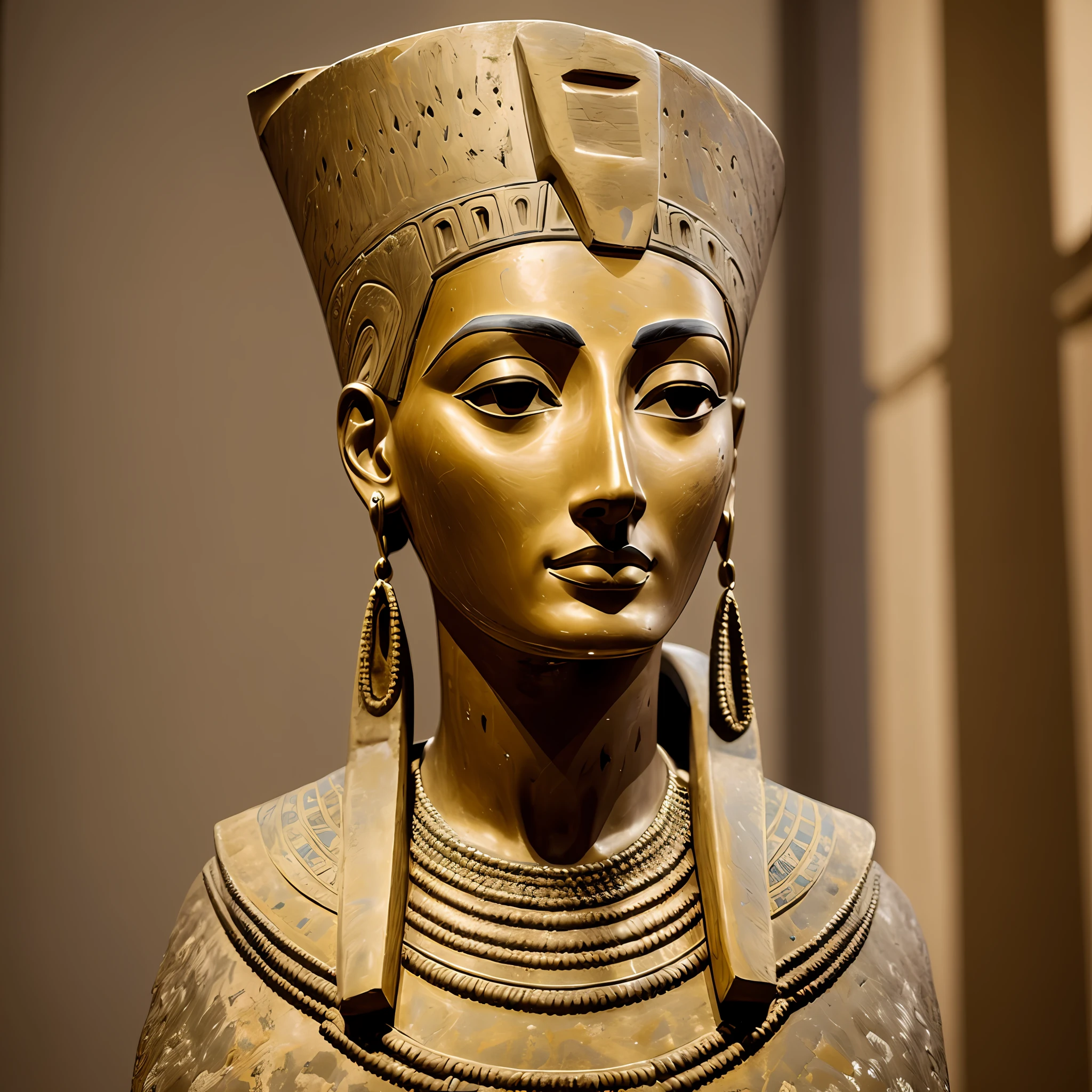 Bust of Nefertiti at the Altes Museum (Berlin) --auto --s2