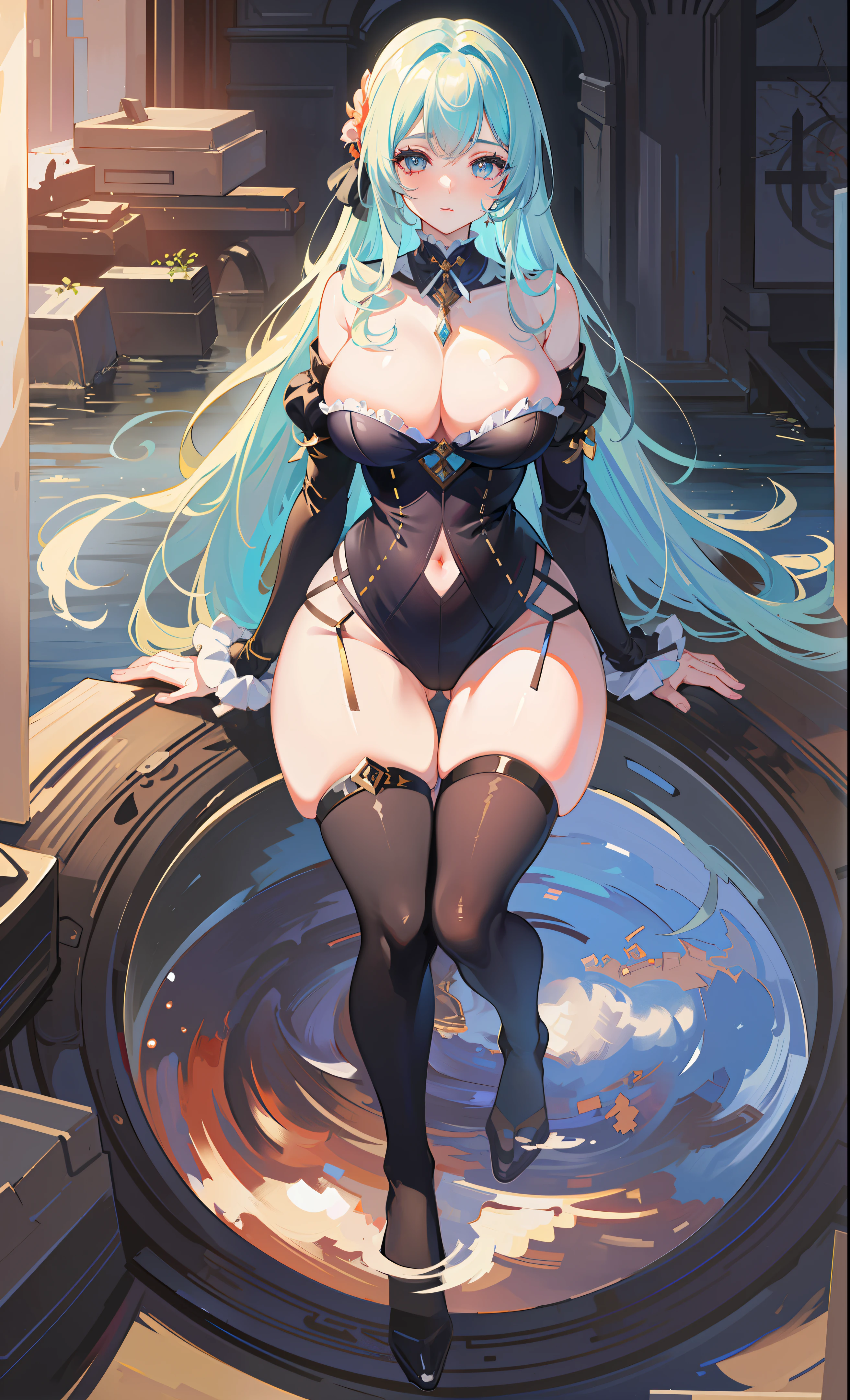 !!️waifu masterpiece, top quality, sexy alloy strap, voluptuous breasts, thick thighs, large hips, official art, beautiful and aesthetic: 1.2) extremely detailed eyes, (fractal art: 1.3), colorful, more detailed, (perfect face), bright skin, hdr, (vibrant colors, (best quality:1.1), (masterpiece:1.4), (absurdres:1), ultra detailed, official art, masterpiece, (best quality:1.3), reflections, extremely detailed cg unity 8k wallpaper, detailed background, (best quality:1.1), (masterpiece:1.4), (absurdres:1), (best quality:1.1), (masterpiece:1.4), (absurdres:1)