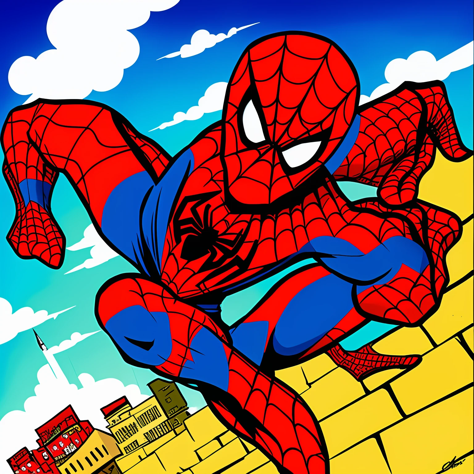 Spiderman dancing kuturo