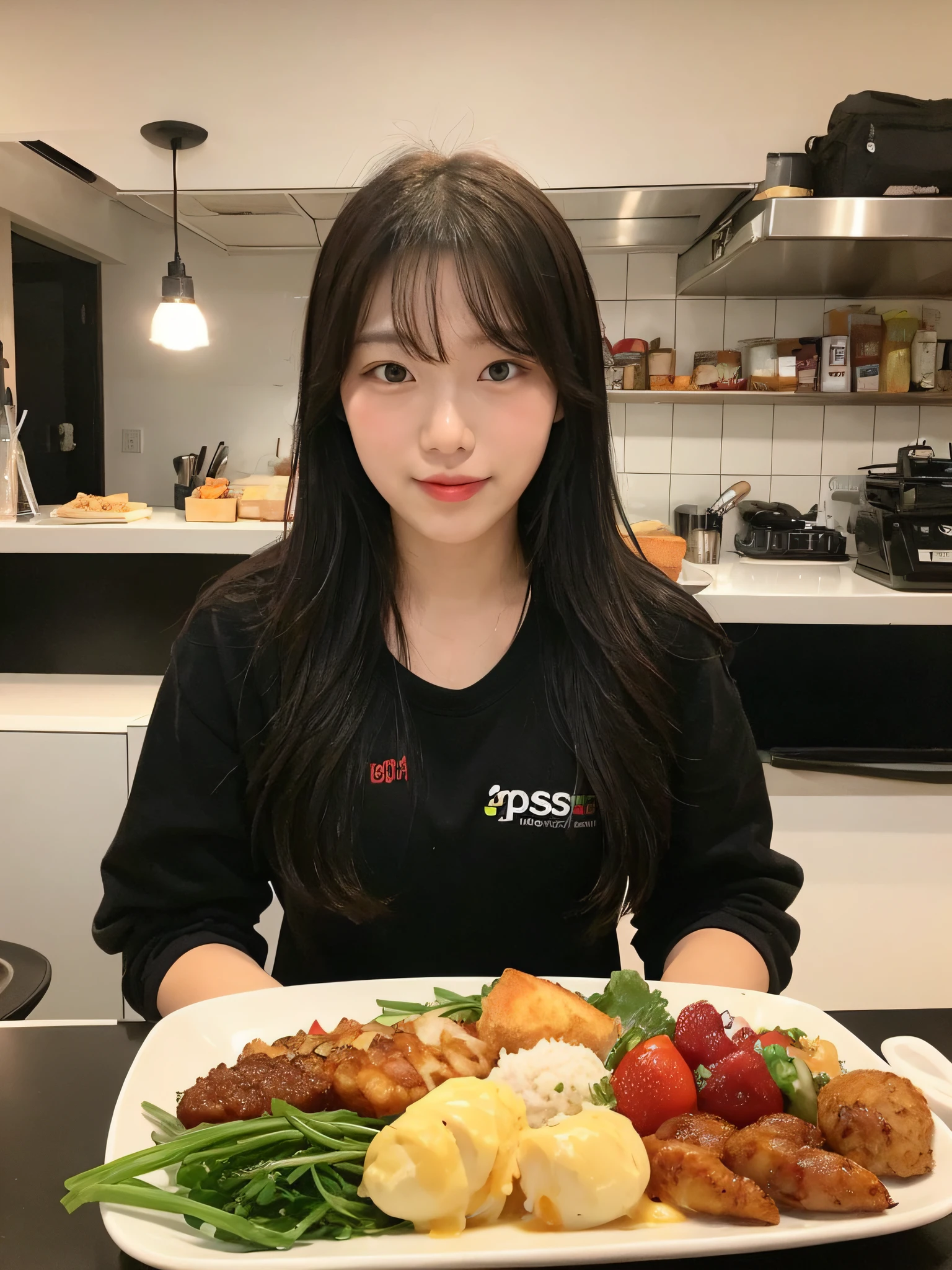 Food live streamer