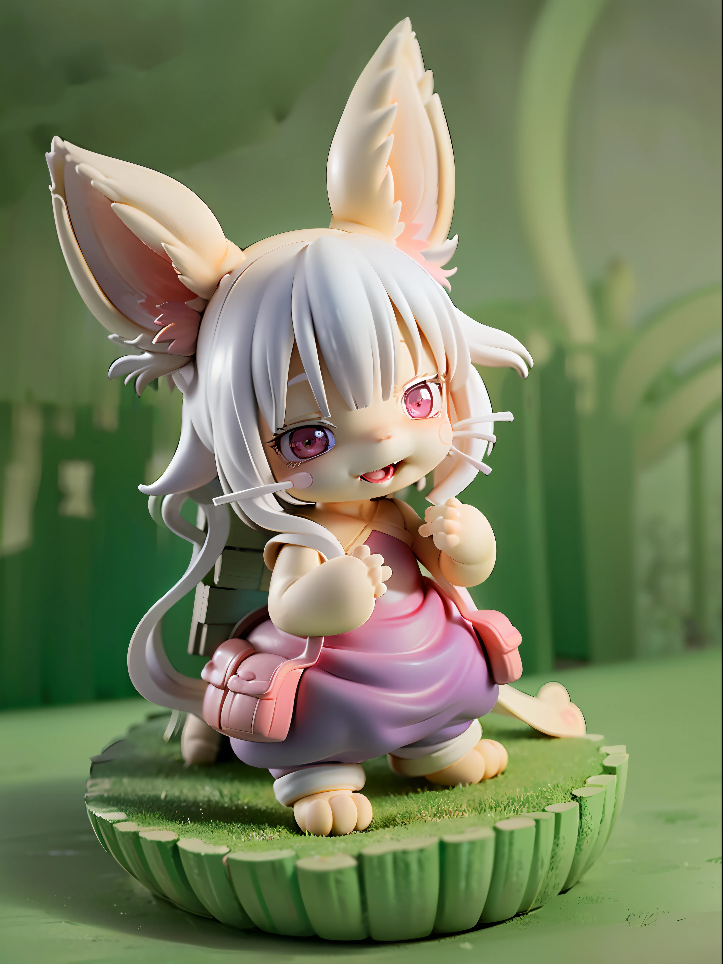 nanachi, nanachi \(made in abyss\), nanachihat, nanachipants, forest, good quality, detailed background, white belly, fluffy, furry, fur, fluffy,full body, chibi, [realistic], [3d], (3dcg), ((octane render)), closed mouth,full body,
(8k, RAW photo, best quality, masterpiece:1.2), ultra high res, (((realistic, photo-realistic))), professional lighting, detailed lighting, professional photography, fisheye, dynamic angle, high quality, high res, extremely detailed, bloom,ultra detaile lighting,ultra detaile shadow,
depth of field, sketch, sharp focus, soft lighting, good composition, god light highlight, detailed, (((photorealistic details))), detailed skin, to8contrast style