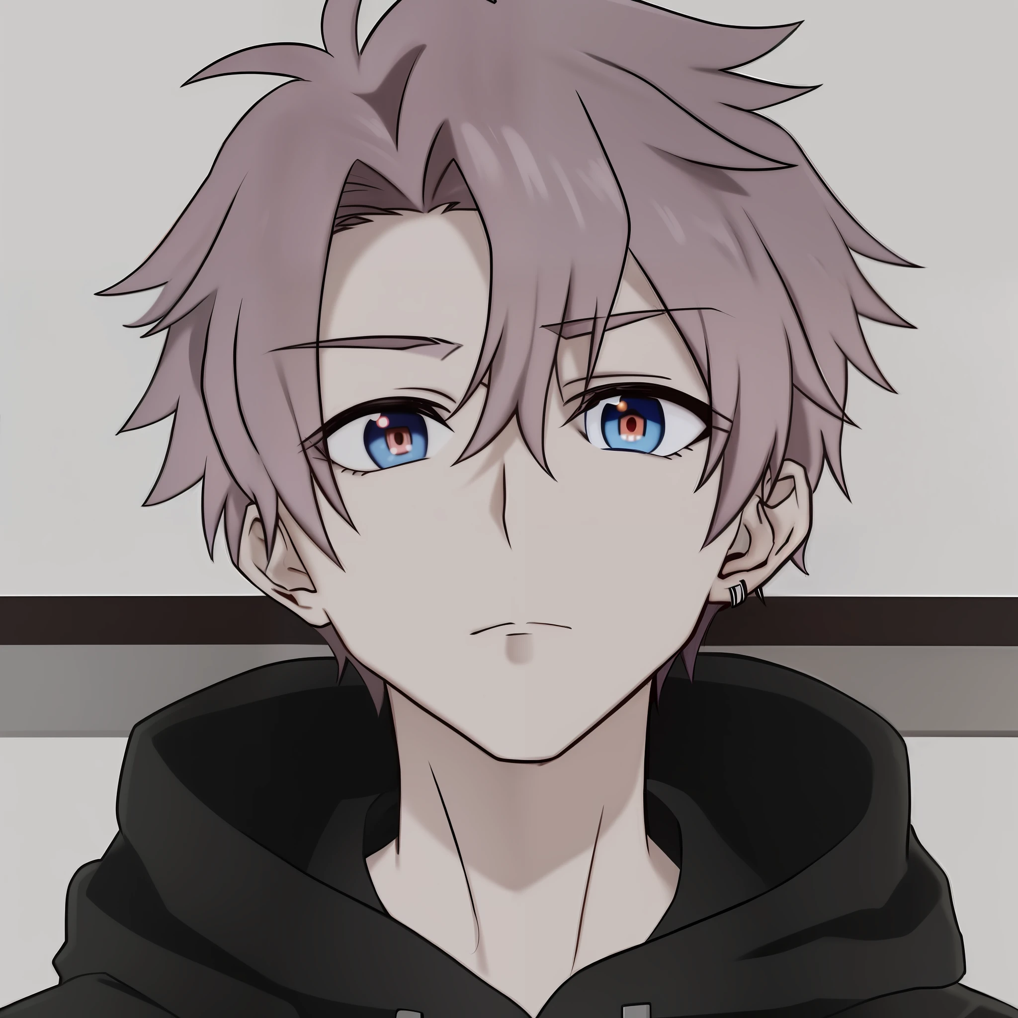A close-up of a man in a hoodie, a young anime man, as an anime character, inspired by Tokei Okumura, male anime character, anime handsome man, tall anime man with blue and black eyes, Hajime Yatatate, orange - anime boy with hair, ((Yoshinari yoh)), perfect anime face, anime boy