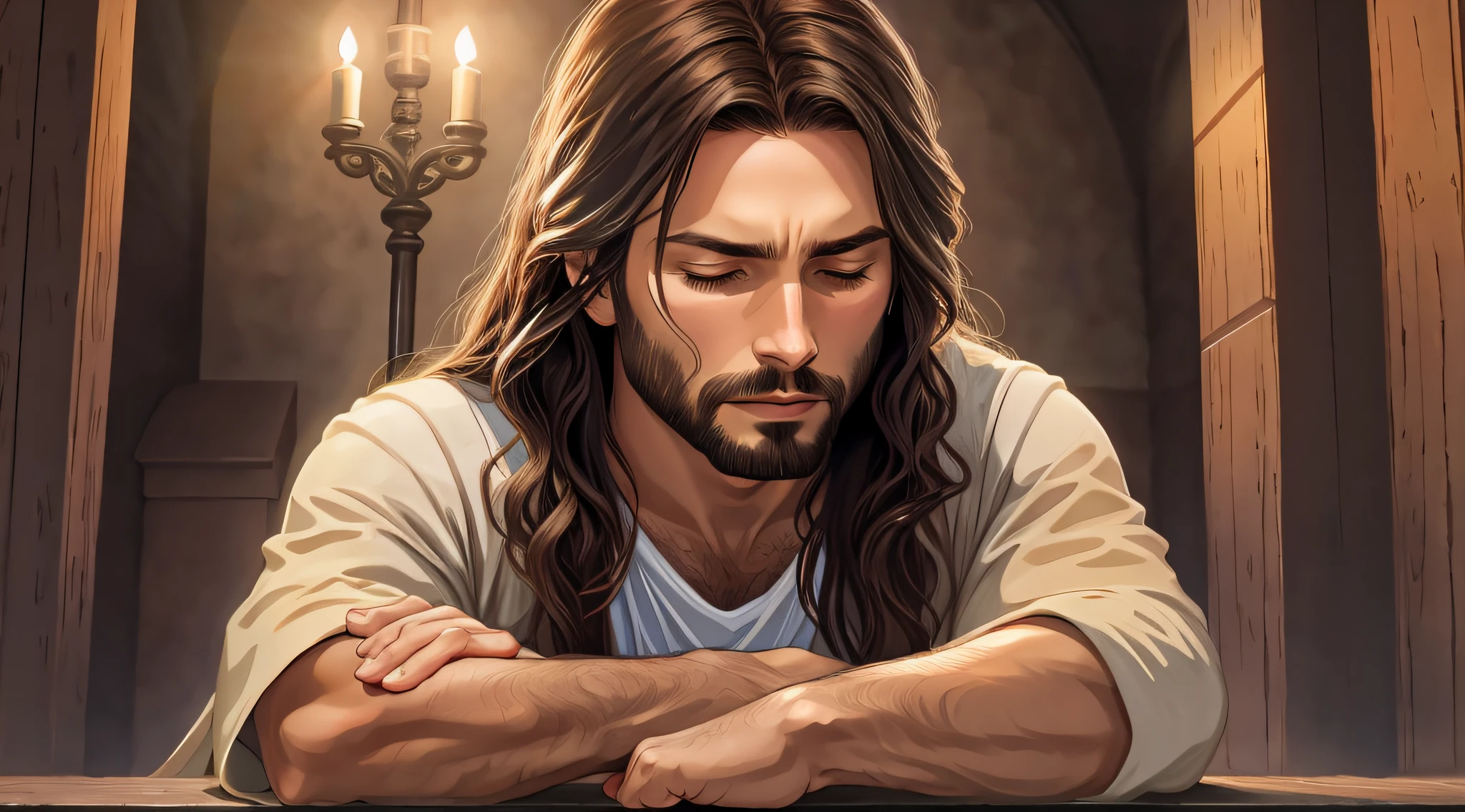 Jesus praying, thumbnail image