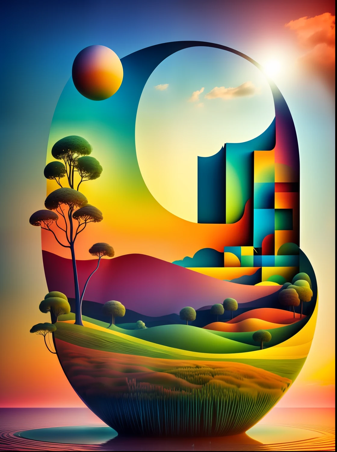 (colorfulsurrealismai)++, a vegetable soup