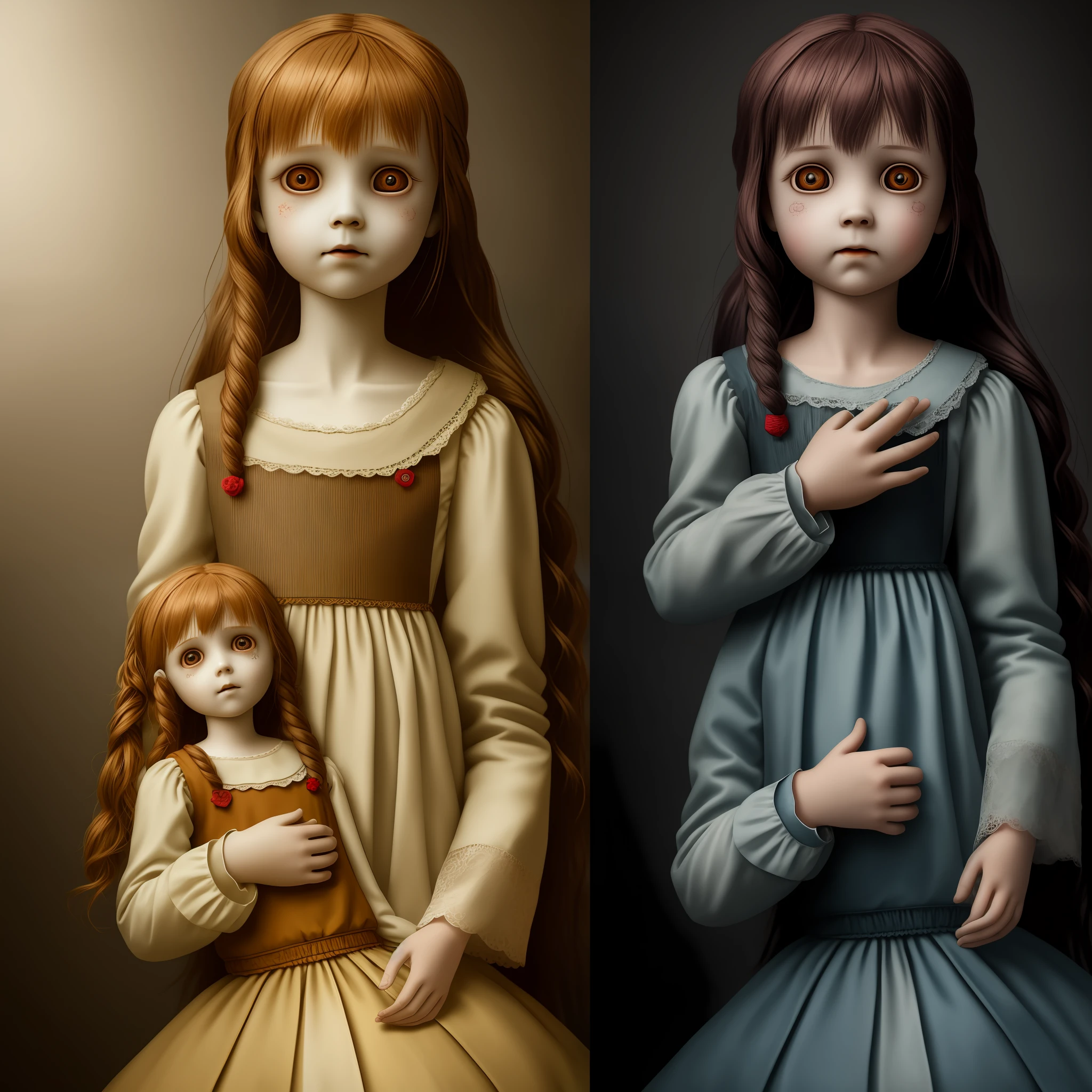 Story 4: "The Cursed Doll: Who Won't Accept Being Forgotten" excellent quality image evolution 8k natural lighting