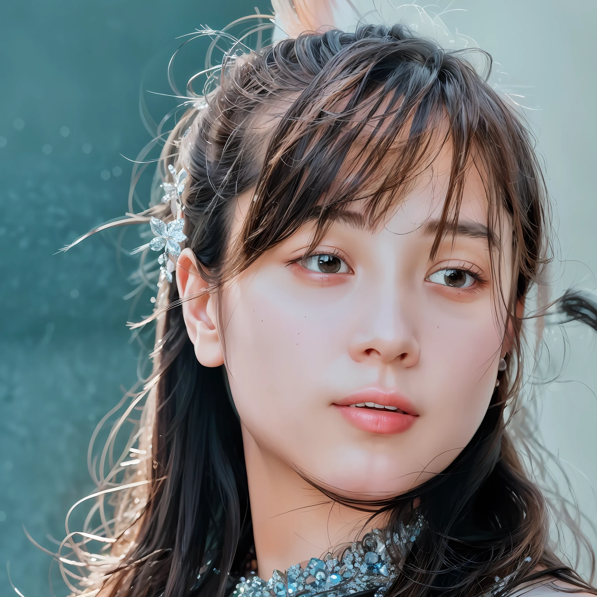 Masterpiece, best quality, ultra detailed, highres, High resolution, 4K, 4K portrait, 8K, 8K portrait, 16K, 16K portrait, Unity 8K wallpaper, extremely detailed CG, Realistic, Raw photo, Real person, Portrait photography, photorealistic, shiny skin, detailed skin, IZUMI SAKAI