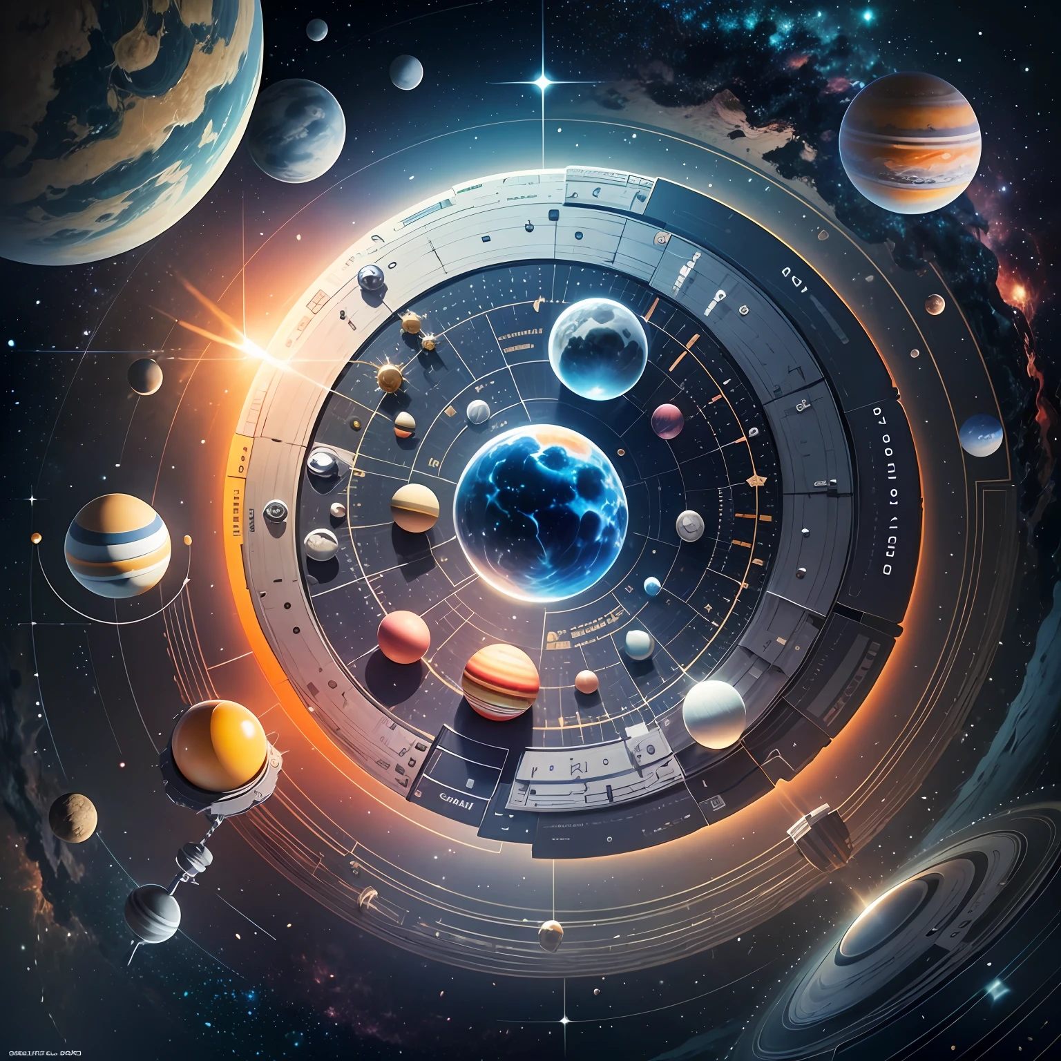 Knolling: Solar system --auto --s2