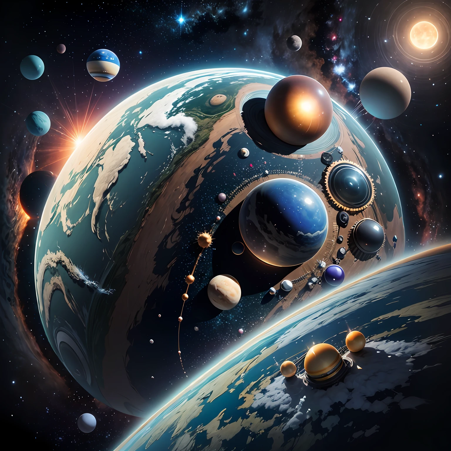 Knolling: Solar system --auto --s2