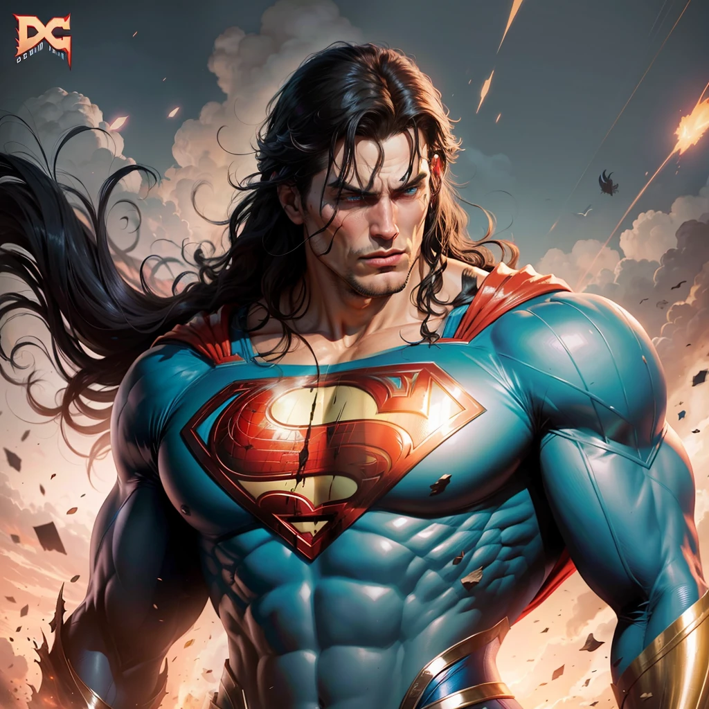 Superman Dc comics character death metal style --auto --s2