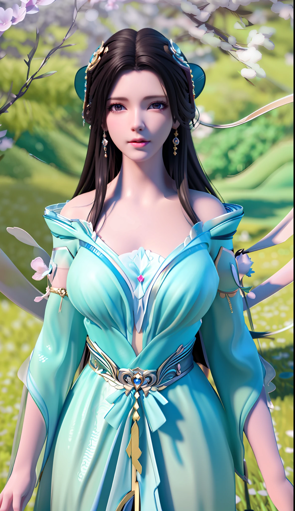 blurred background, highest quality, woman closeup, perfect face, perfect figure, alluring, charming, ultra hd, textured skin, super detail, 8k, super fine,, super big tits, divine milk,, 3dcg, 3d render character 8k, cg fantasy, CGstation, anime, surrealism, semi-nude,, nude,nude photos