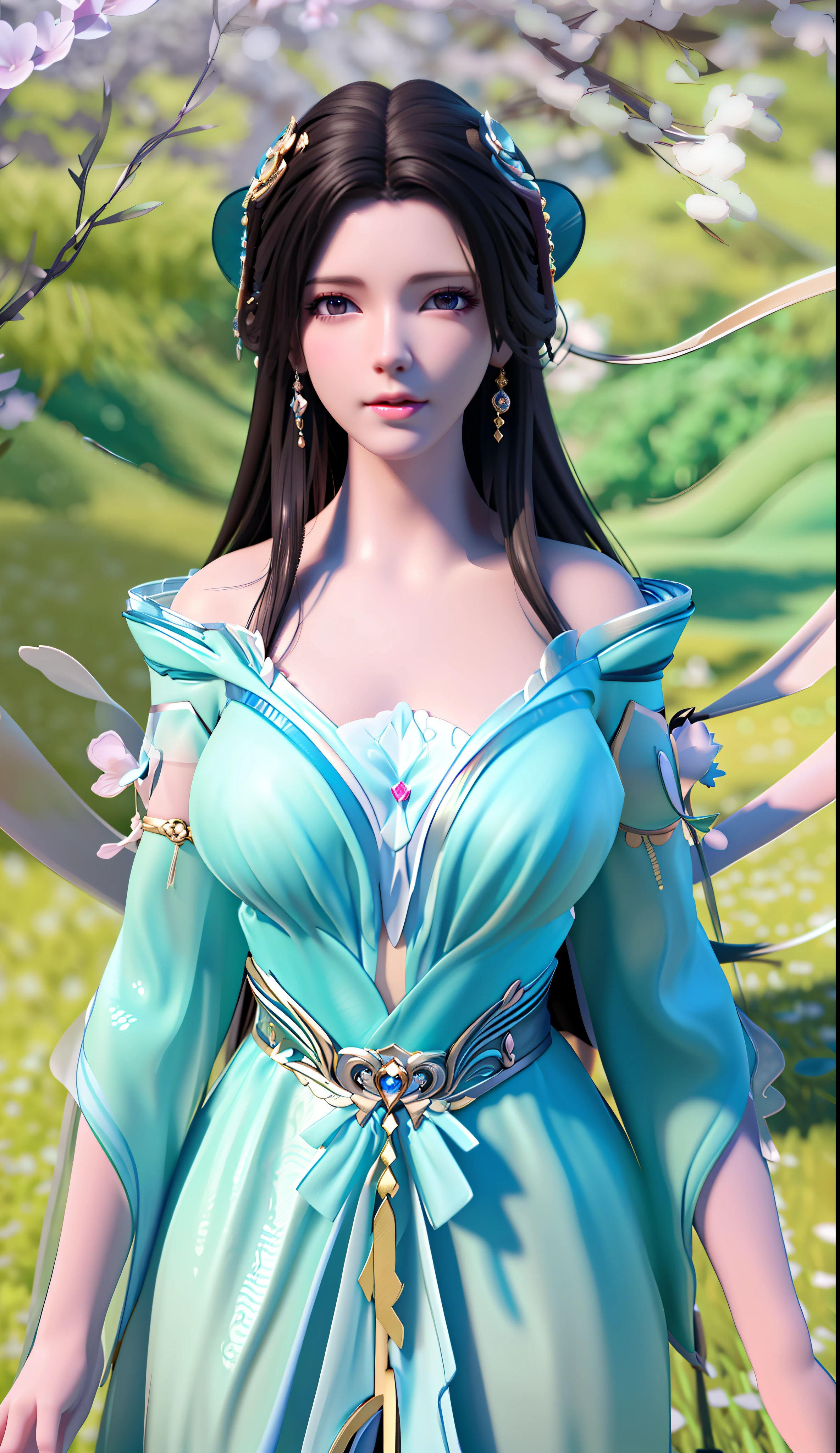 blurred background, highest quality, woman closeup, perfect face, perfect figure, alluring, charming, ultra hd, textured skin, super detail, 8k, super fine,, super big tits, divine milk,, 3dcg, 3d render character 8k, cg fantasy, CGstation, anime, surrealism, semi-nude,, nude,nude photos