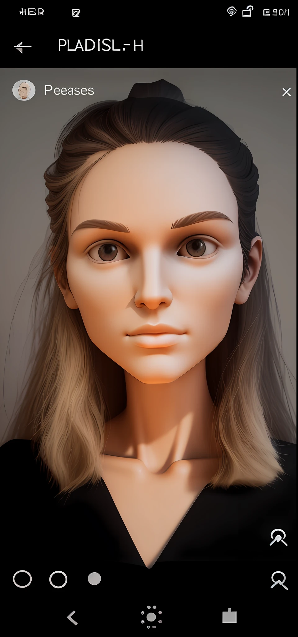 Create a basic 3D mesh, aligned with the head and body of the person in the photo.

Use the photos as a reference to sculpt a detailed 3D version of the person. Right