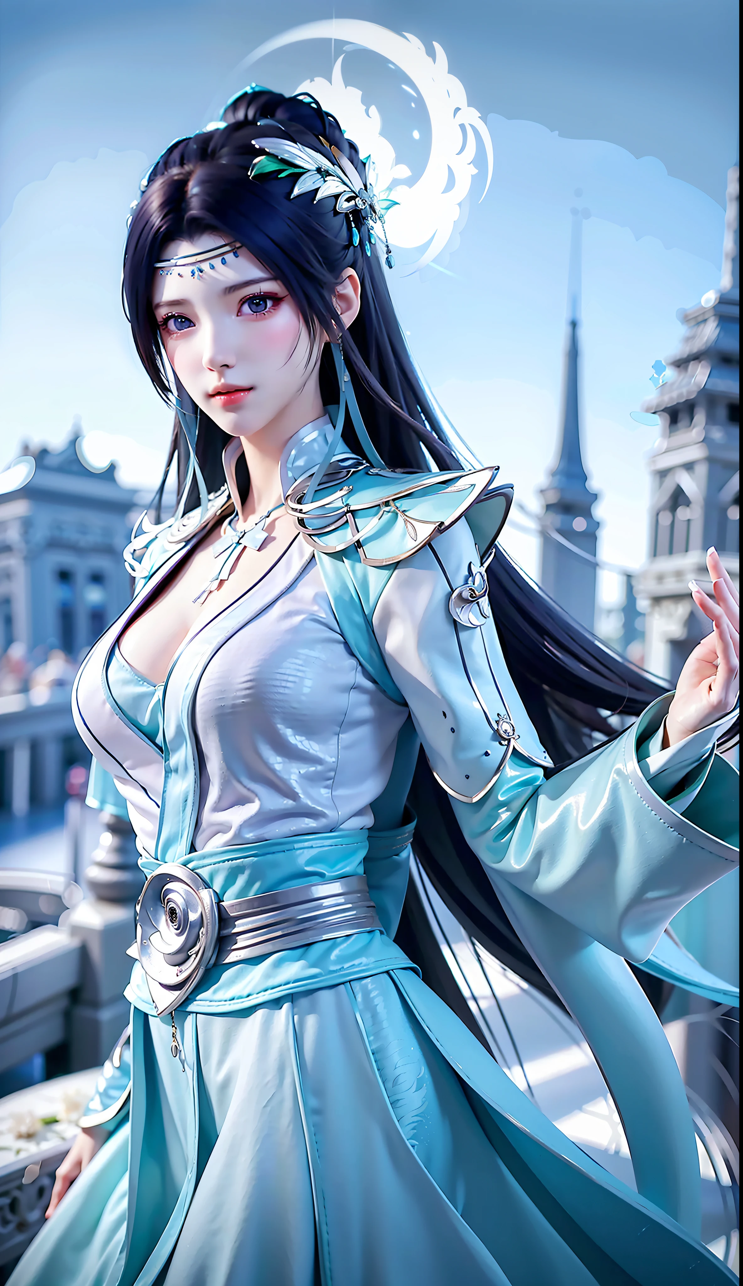 Best quality, masterpiece, extremely delicate beauty, very detailed, CG, unified, 8k wallpaper, beautiful detailed girl, (very detailed face), beautiful detail eyes,
1 girl, solo, blurred background, (waist apron: 1.3), master shot