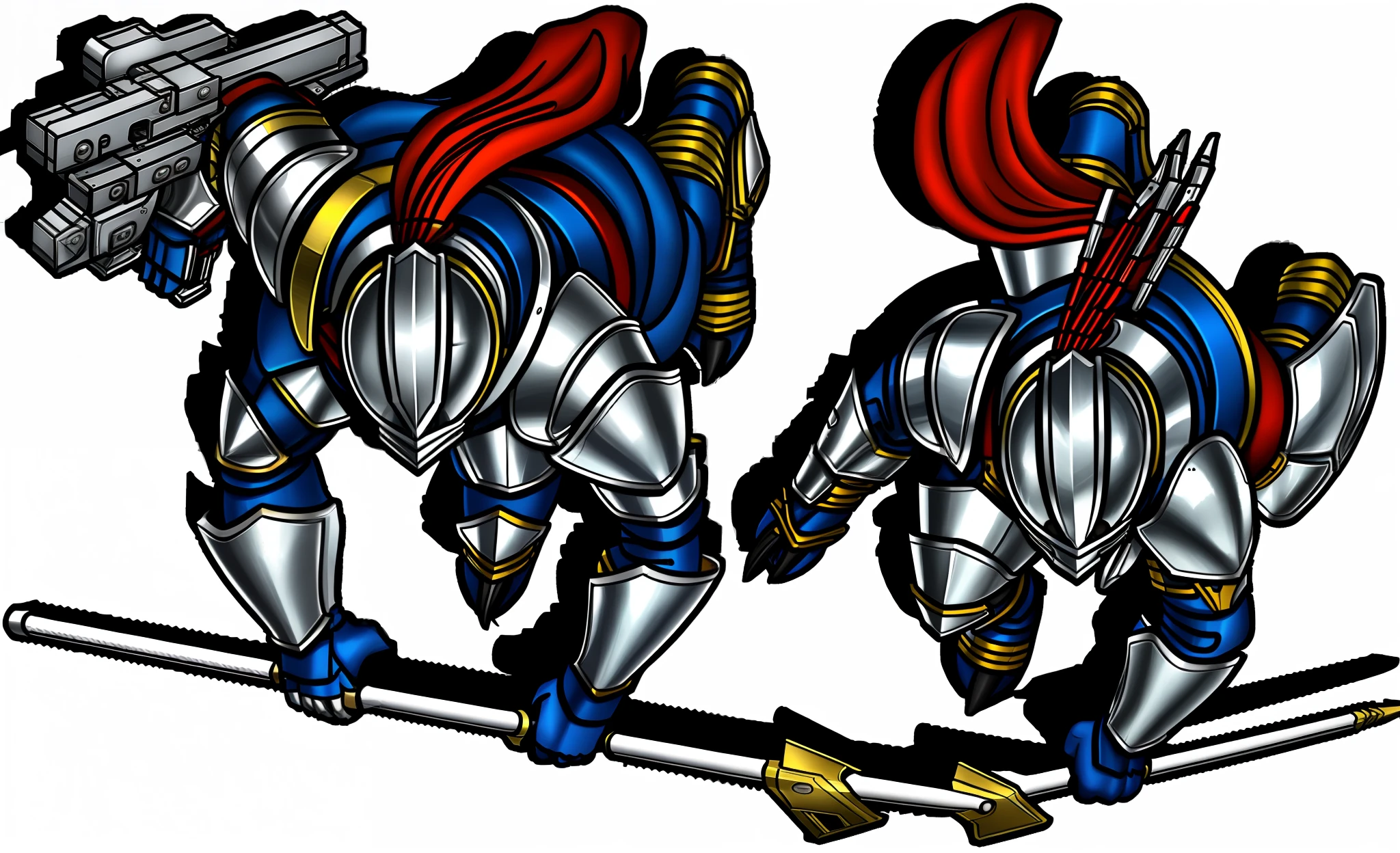 A warrior in battle suit partial armor an avatar token for rpg dnd