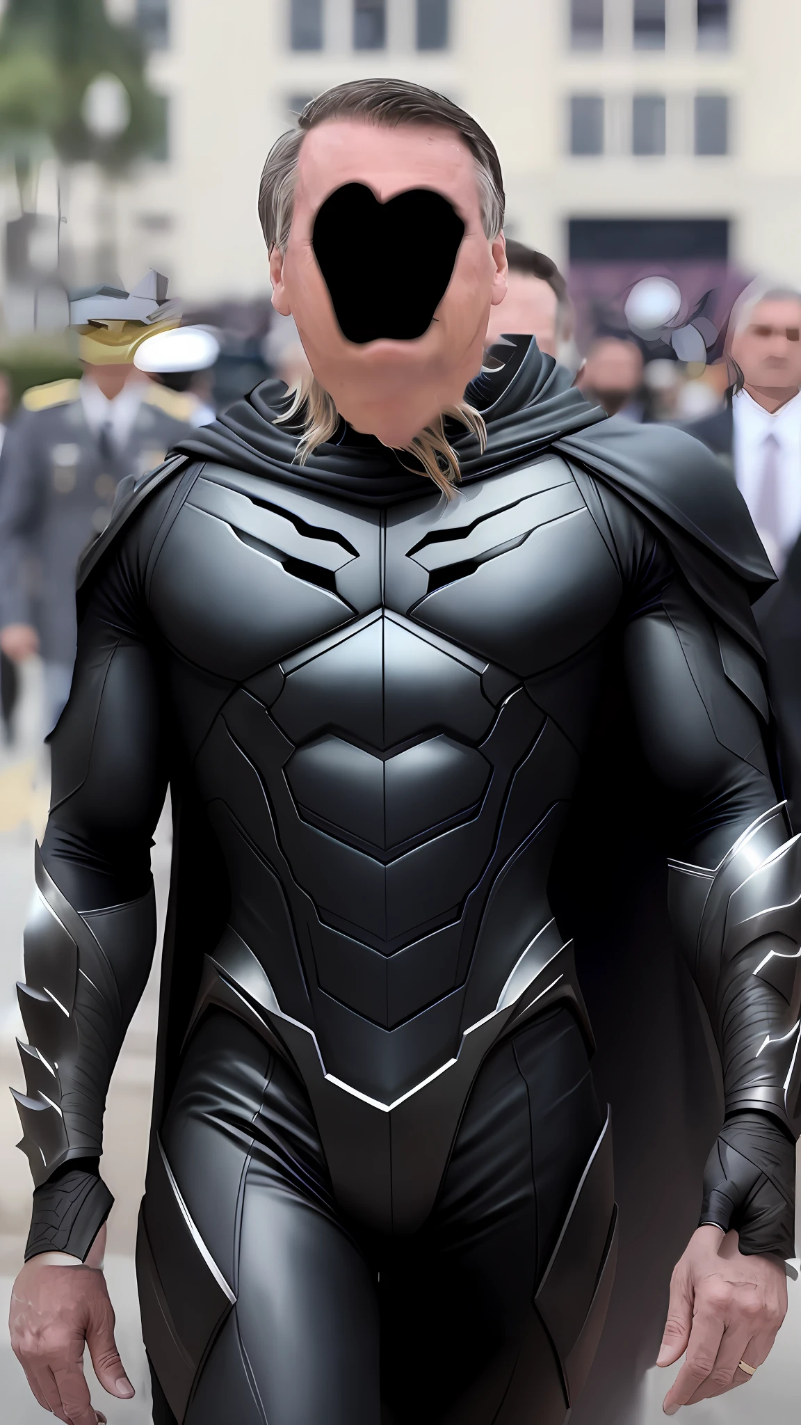 Super villain costume,8k, high definition, hyper-realistic, + cinematic shot + dynamic composition, incredibly detailed, sharpness, detail details + night with light + perfectionism + award-winning realism ((ambient lighting))