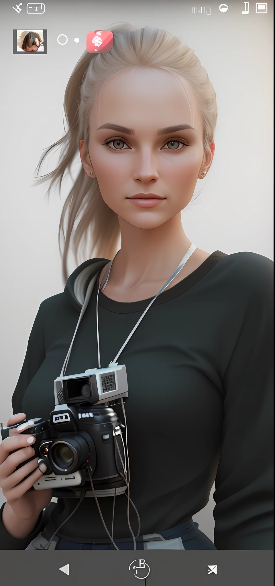 3D model of a photo of a woman in high definition and 8K quality. Here they are:

Use a high-resolution camera to take pictures of the woman at different angles. Be sure to capture facial details, clothing textures, and other unique features of the person.