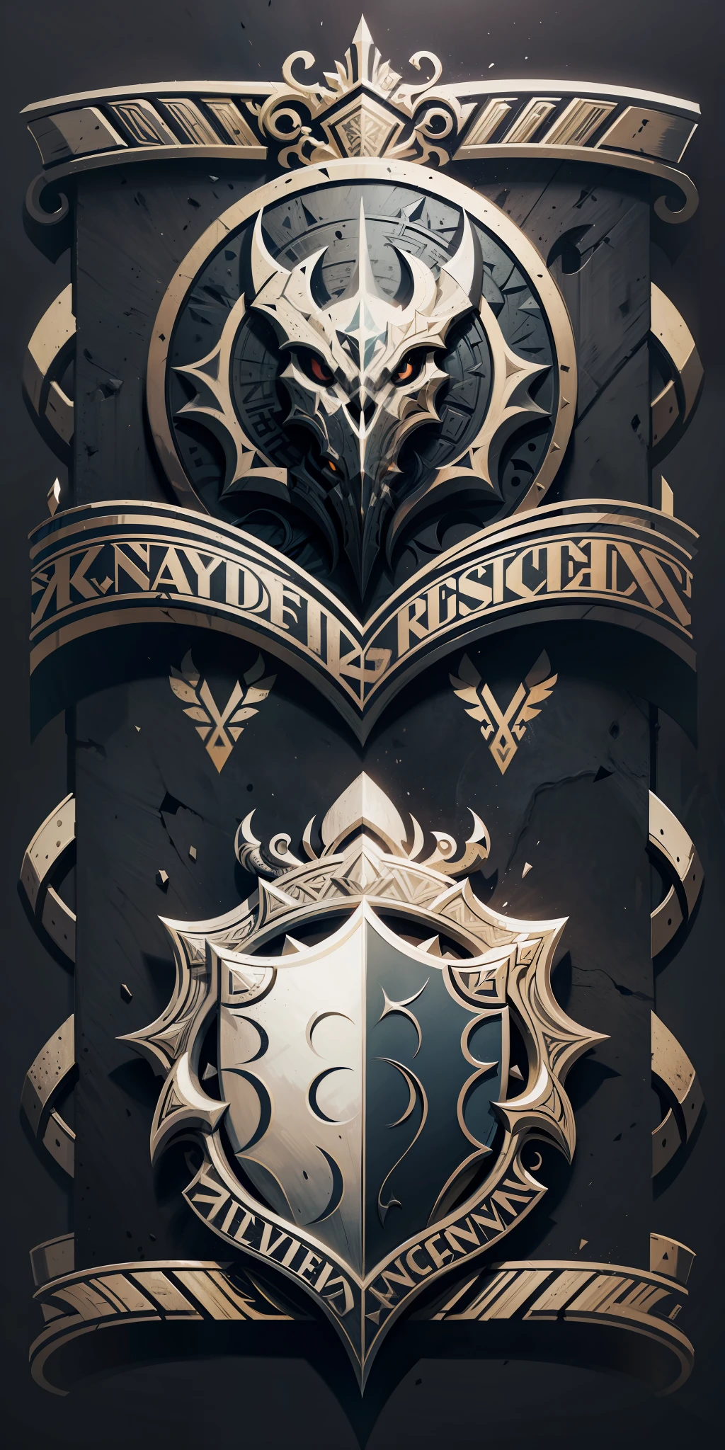 [Medieval shield] + [Solid, minimalistic] + [Vector illustration, sharp details] + [T-shirt, logo:1.2, vector-art] [on white background:1.4] as a t-shirt logo in the style of art     3,  from: 512x512,  1.0  Midjourney:90.0 --auto --s2