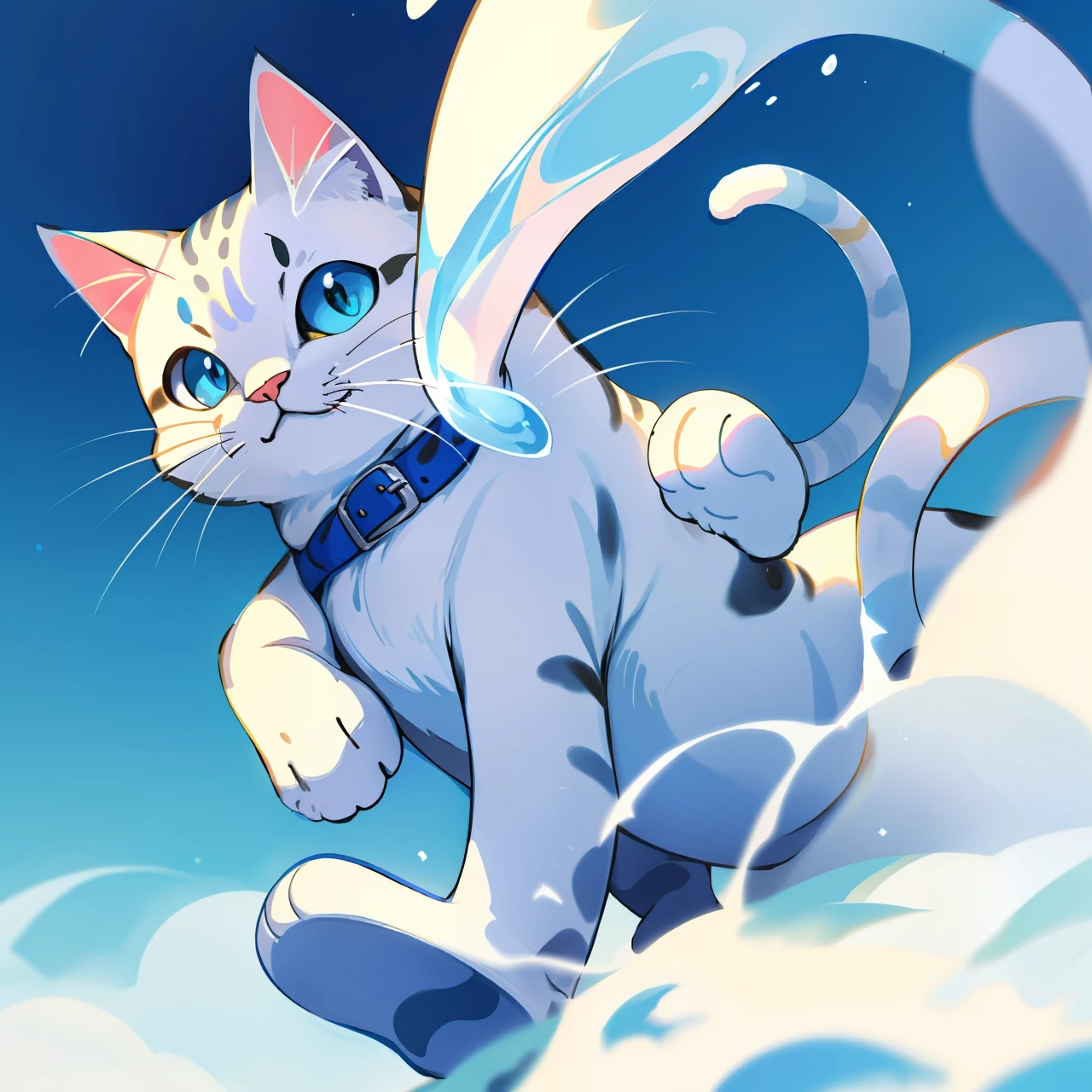 Milky cat