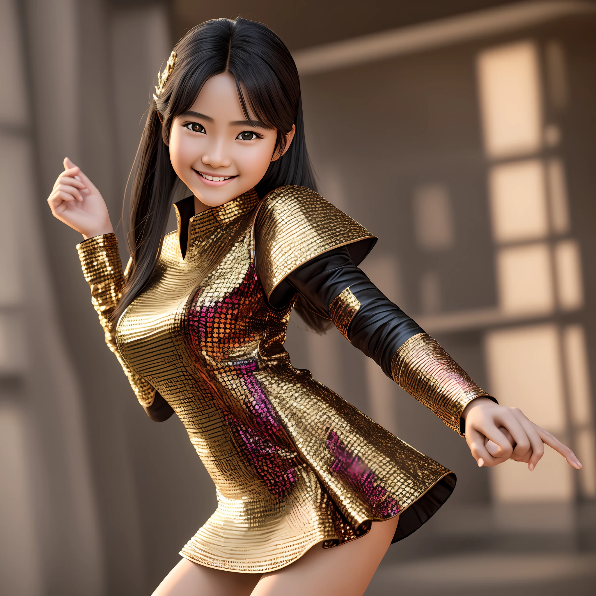 black hair, cgi, Myanmar girl, smiling, happy, professional lighting, cgi, brown hair, embarrassed, brown hair, eye reflection, light smile, embarrassed, wearing blouse and short skirt, colourful dress heart in eye, Surrealism, sparkle, image fill, 8k, super detail, UHD, masterpiece, anatomically correct, textured skin, super detail, high details, high quality, award winning, best quality, highres, 1080P, HD, 4K, 4K, 8k, 16k, UHD, 1080P, best quality, super detail, textured skin, masterpiece, highres, 16k, HD --auto --s2